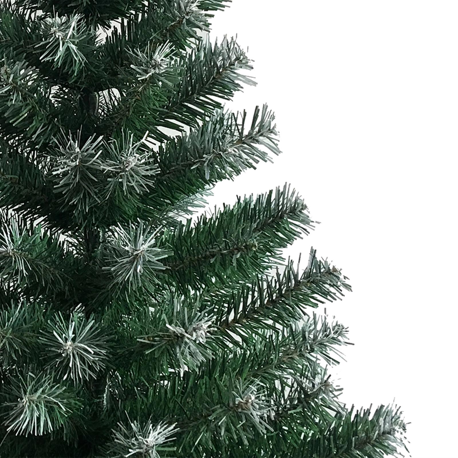 6FT Iron Leg White PVC 650 Branches Christmas Tree view 7