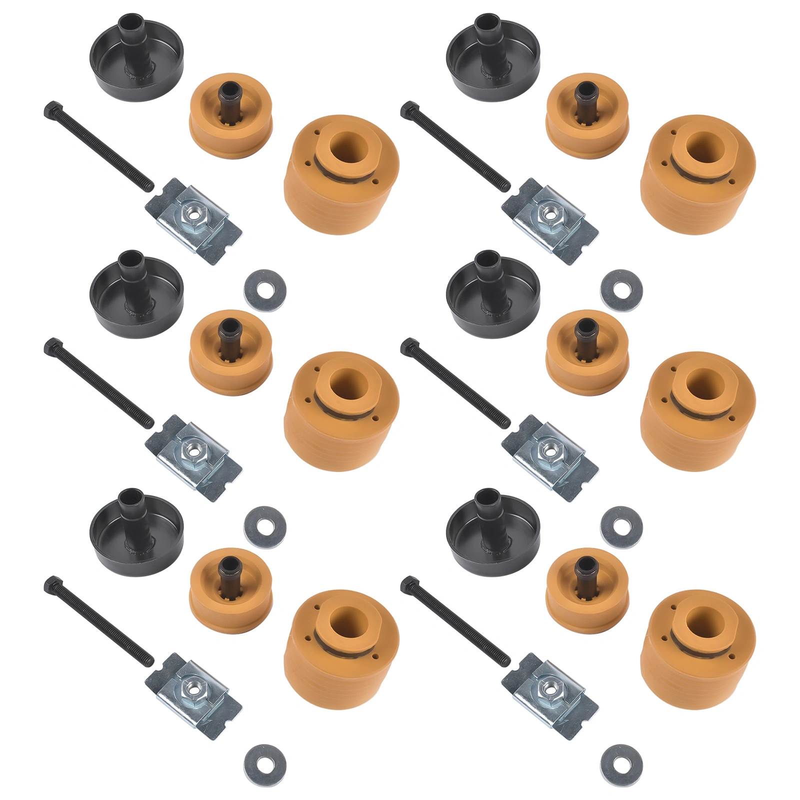 6Pcs Body Mount Kit Replacement for 08-16 Ford F450 Truck Crew Cab&Chassis 7C3Z1000154AA/AB view 8