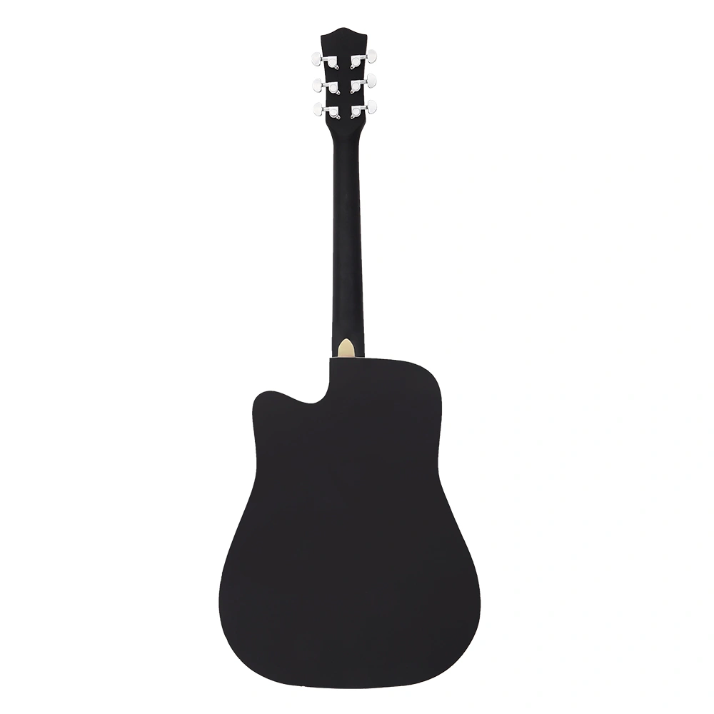 GT502 41" Folk Guitar Bag Shield Wrench, Notch Spruce Panel with Matte Edging, Black view 2