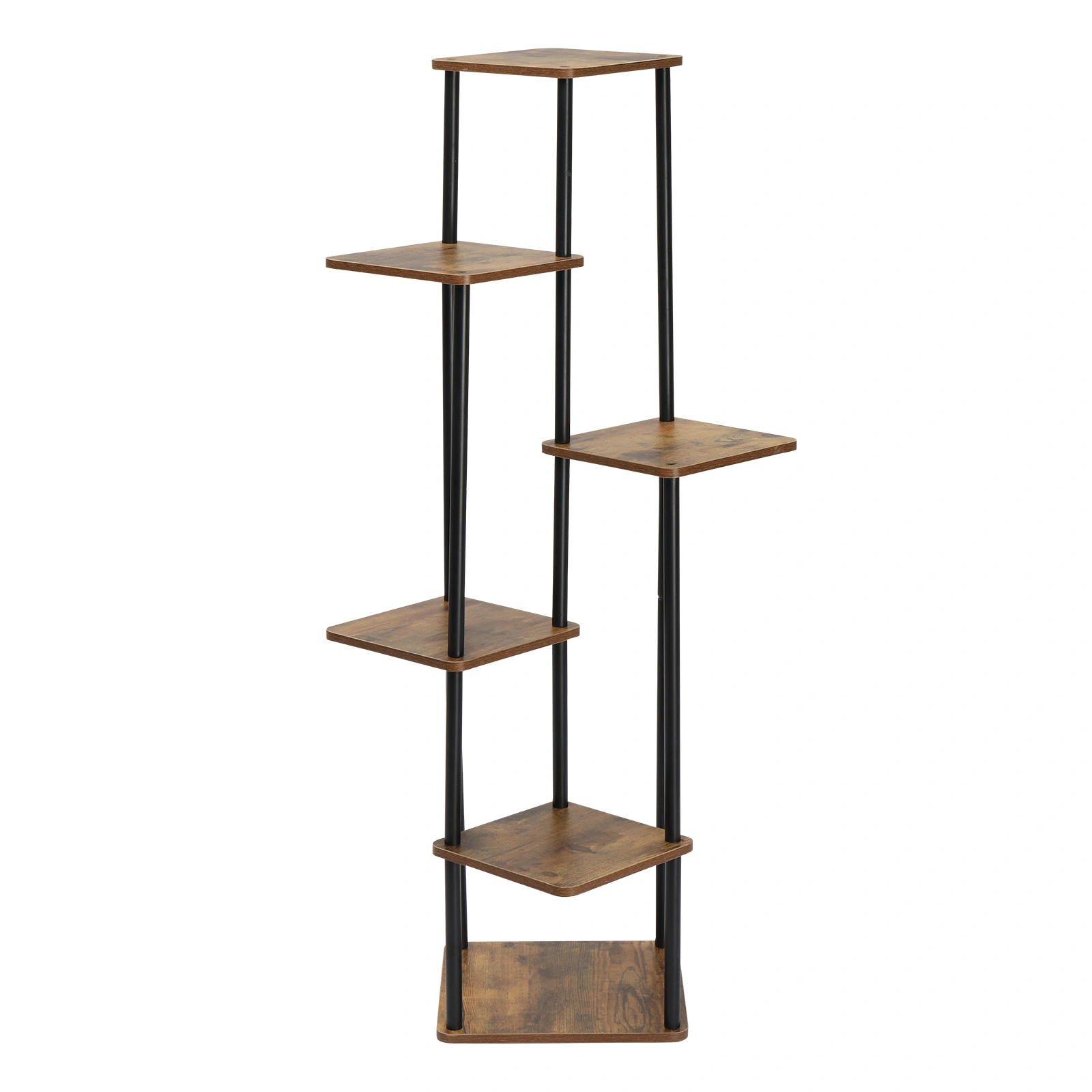 6-Tier Ironwood Plant Stand 116x30x30cm Solid Wood Plant Shelf Indoor Outdoor Multi-Layer Flower Pot Rack Garden Balcony Living Room Patio view 5