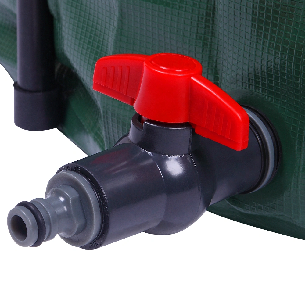66 Gallon Folding Rain Barrel Water Collector Green view 4
