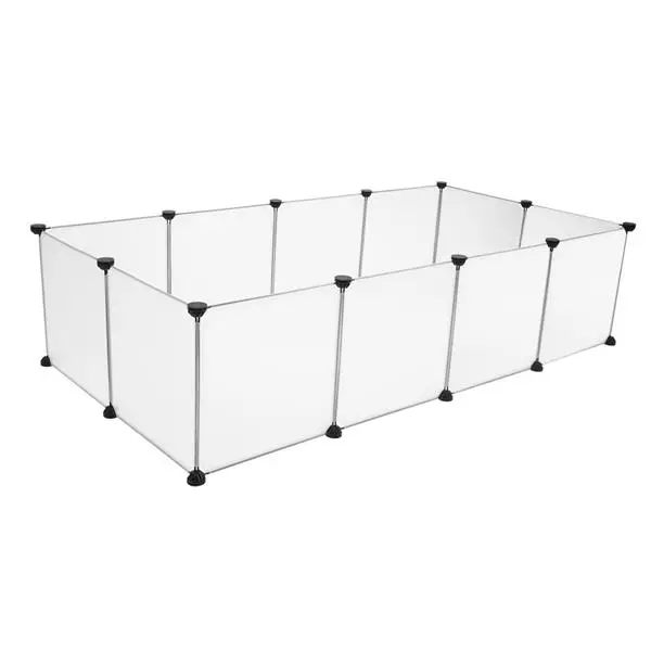 Pet Playpen, Portable Large Plastic Yard Fence Small Animals, Puppy Kennel Crate Fence Tent view 5