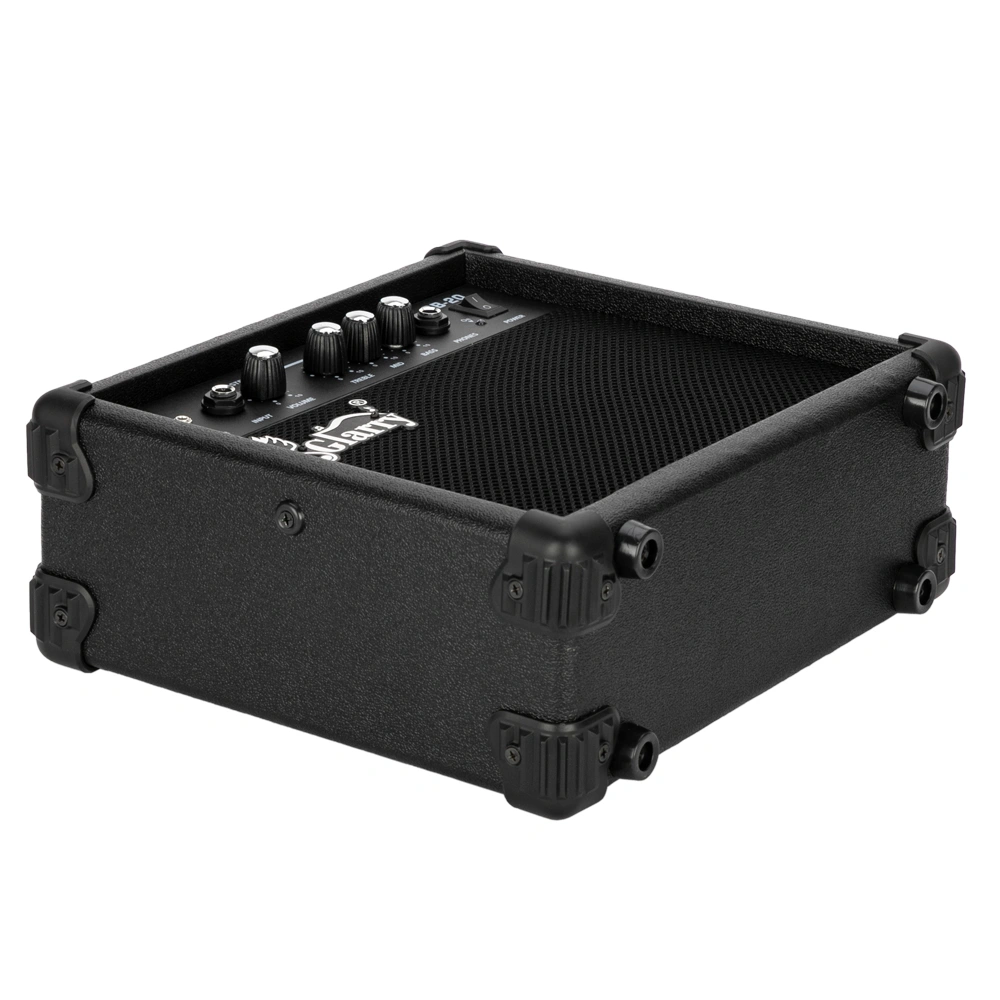 20W Electric Bass Amplifier, Compact Portable Bass Guitar Amp Speaker for Home Practice & Studio Recording Equipment view 4