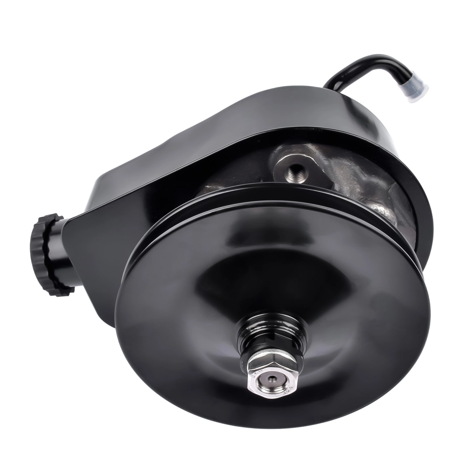 Power Steering Pump w/ Single Groove Pulley for Chevy Camaro Chevelle Nova Pontiac Firebird Buick Skylark 1970-1974 JM2000B view 4