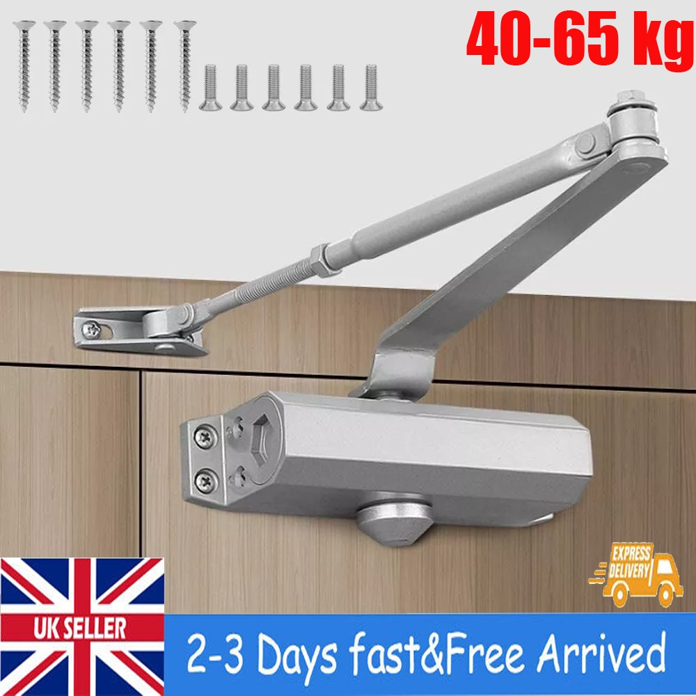 40-65KG Heavy Duty Fire Rated Overhead Door Closer Adjustable Soft Close Opener view 2
