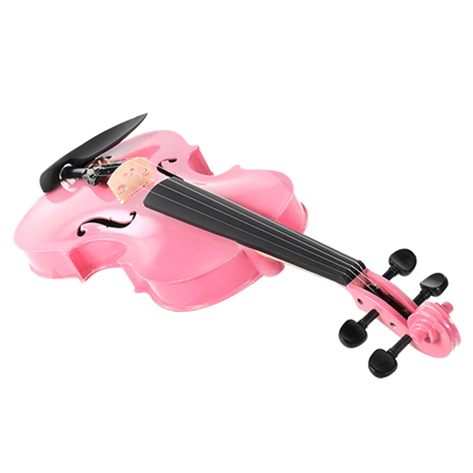 New 1/8 Acoustic Violin Case Bow Rosin Pink view 14