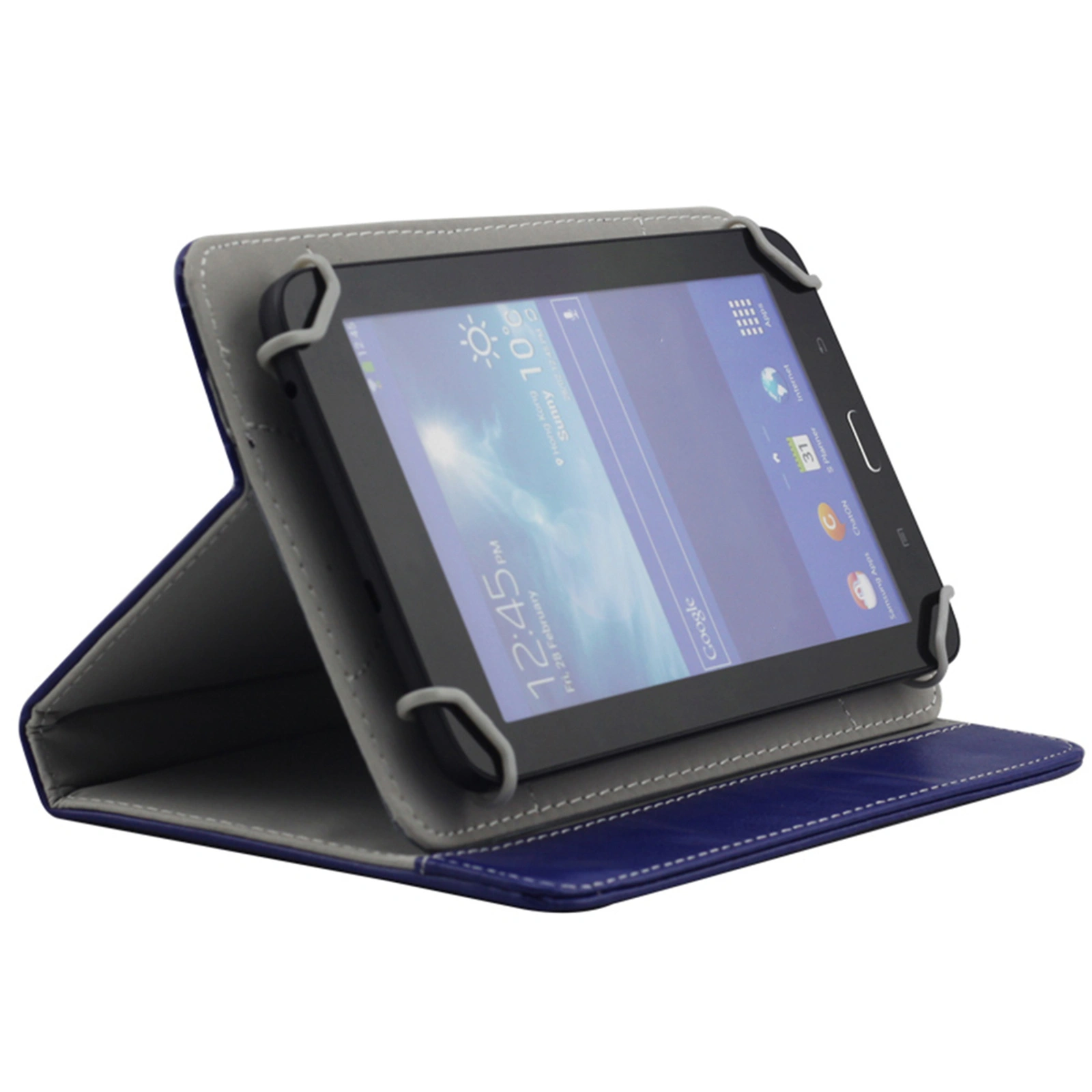 Universal Leather Folio Case for Kindle Fire 7 Inch Tablet - Folding Stand Cover view 6