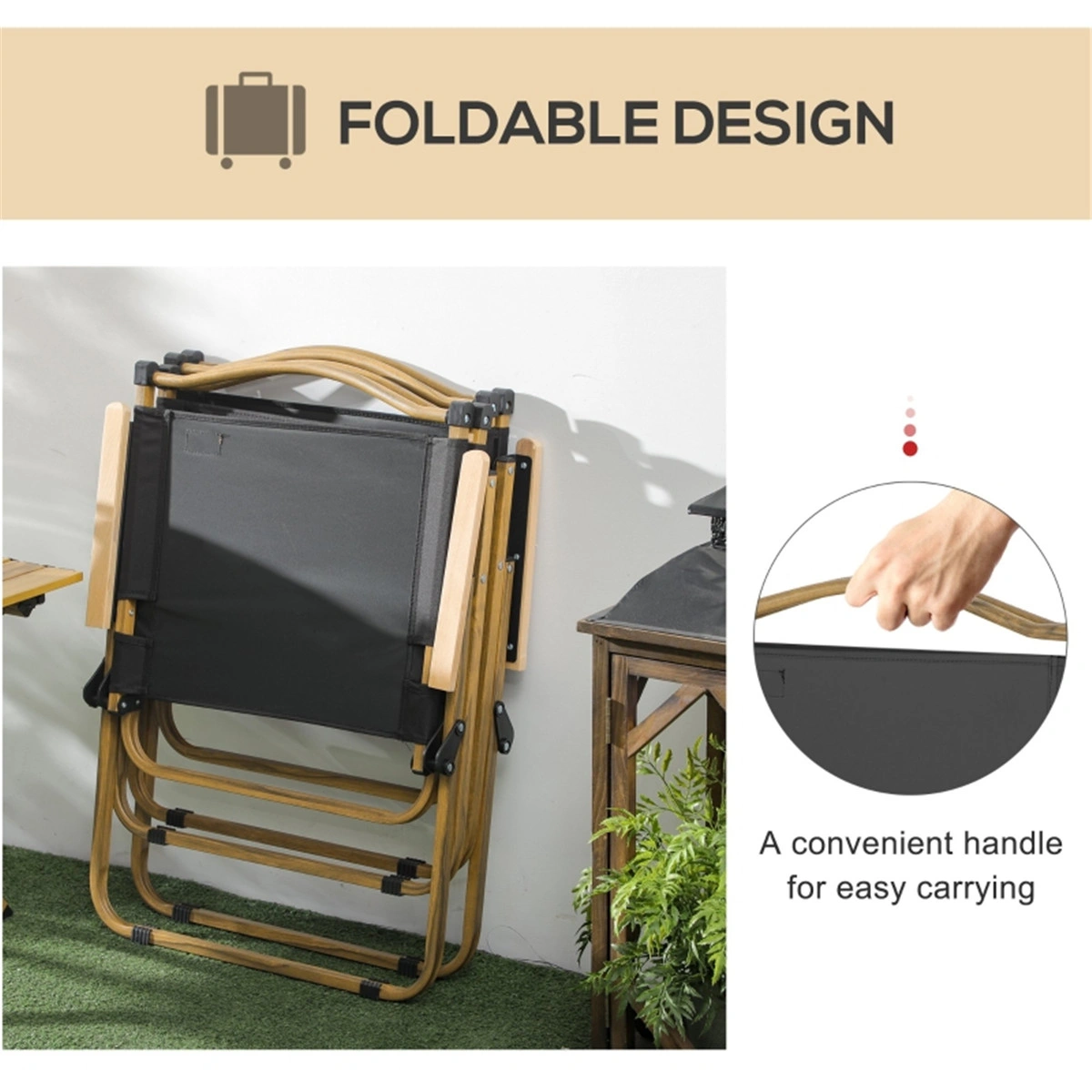 Folding Camping Chairs / beach chair Amazon ShippingProhibited by WalMart view 2