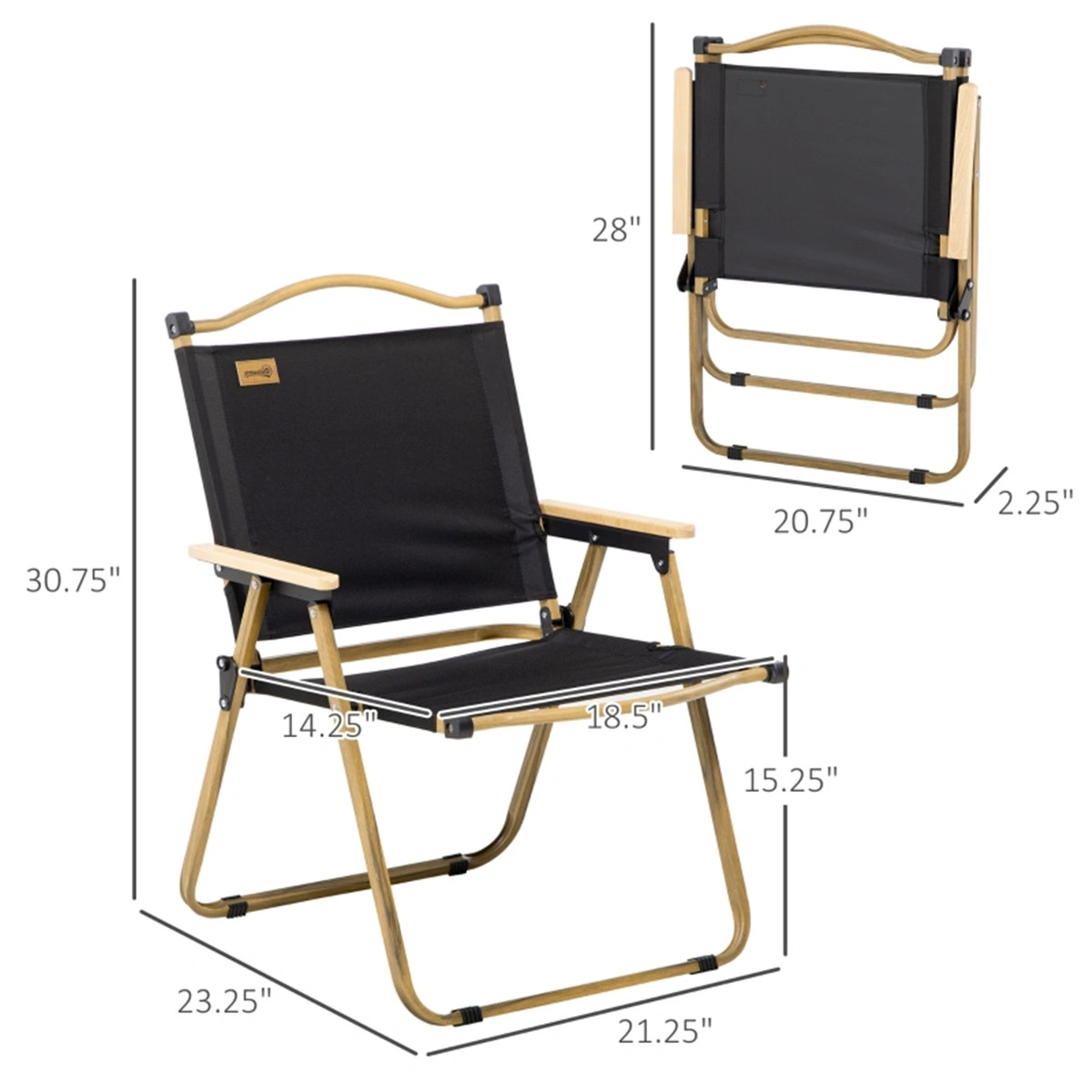 Folding Camping Chairs / beach chair Amazon ShippingProhibited by WalMart view 3