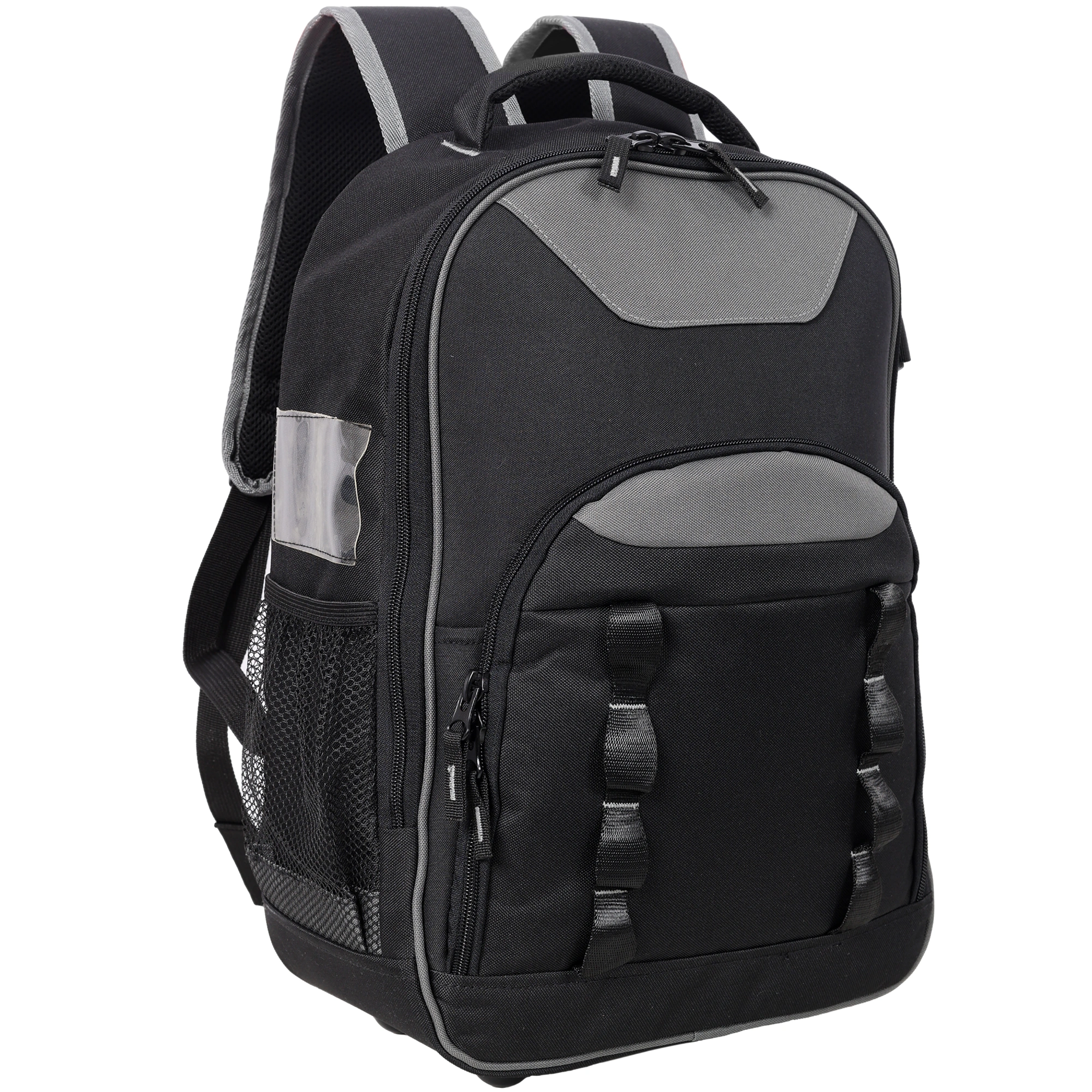 Oxford Cloth Multifunctional Tool Backpack, Heavy-Duty Tool Bag with Multiple Pockets for Electricians and Technicians