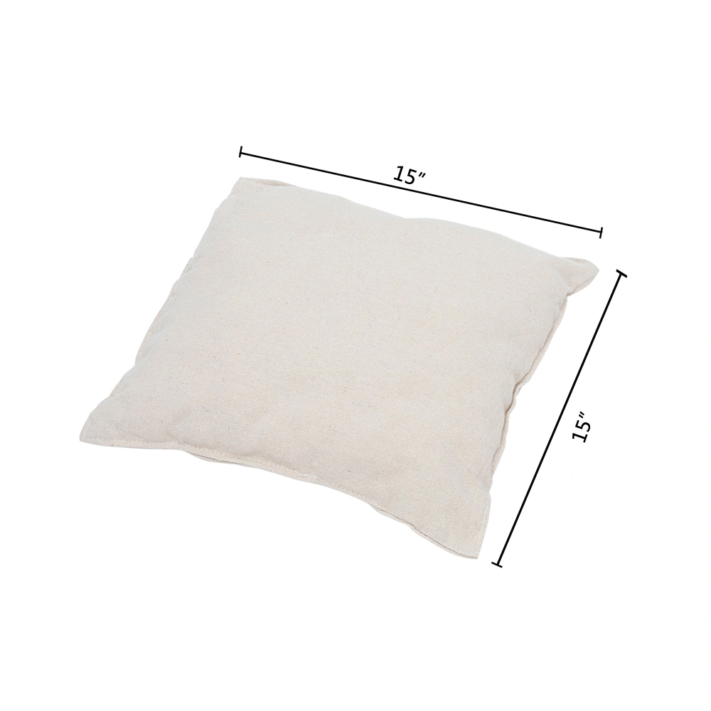 Distinctive Cotton Canvas Hanging Rope Chair with Pillows Beige view 20