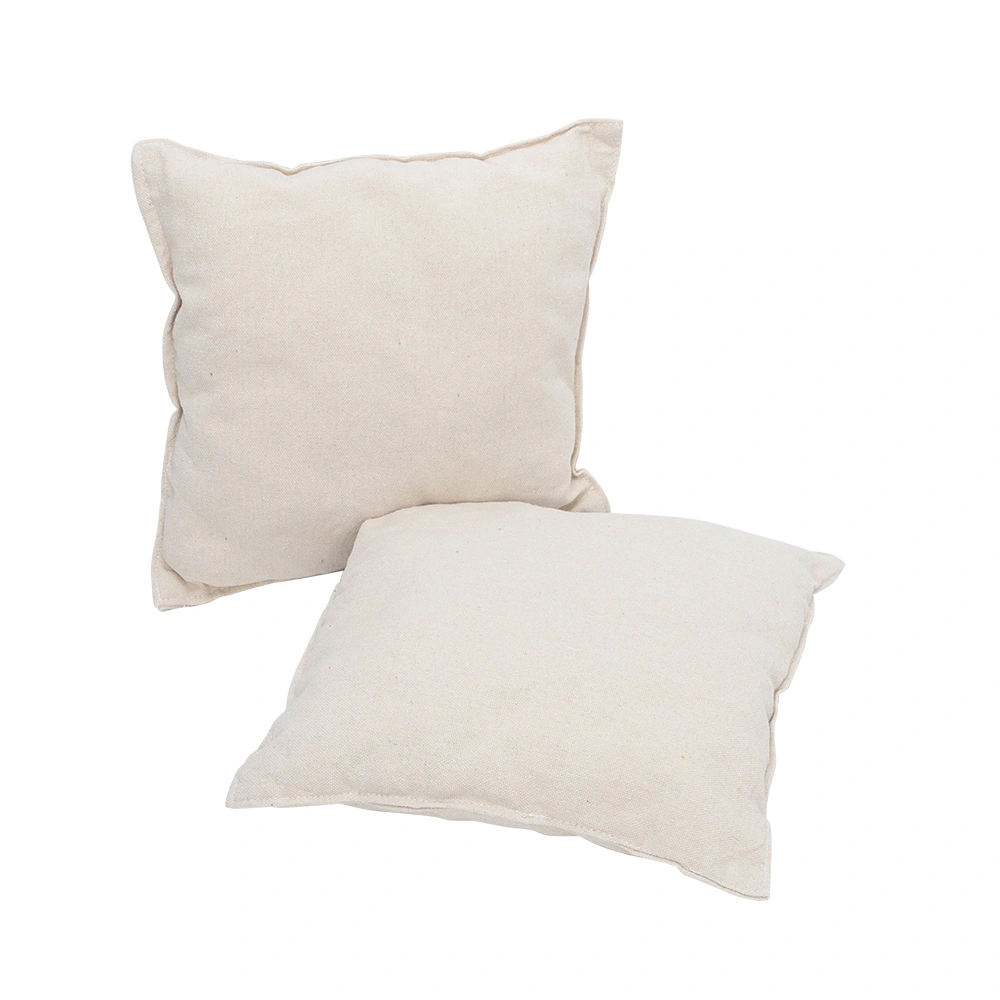 Distinctive Cotton Canvas Hanging Rope Chair with Pillows Beige view 9