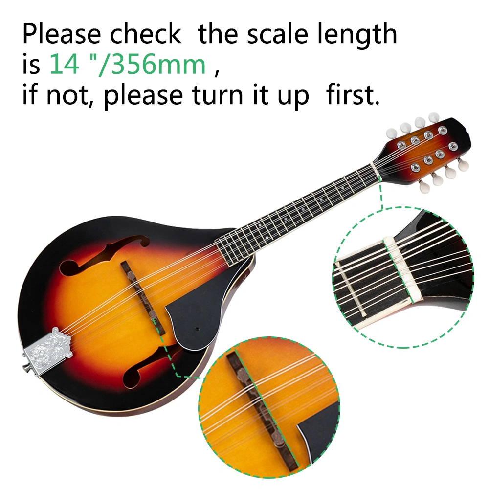 A Style Elegant Mandolin with Guard Board Sunset view 18