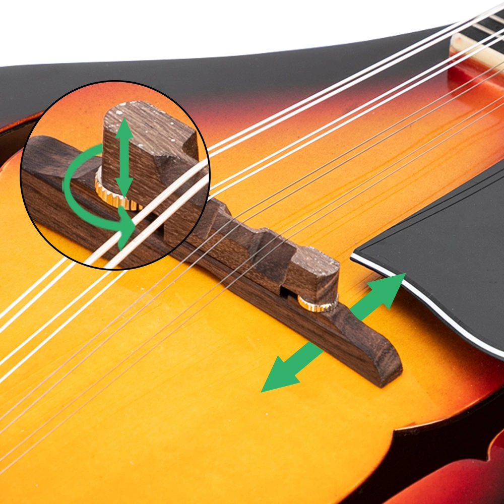 A Style Elegant Mandolin with Guard Board Sunset view 21
