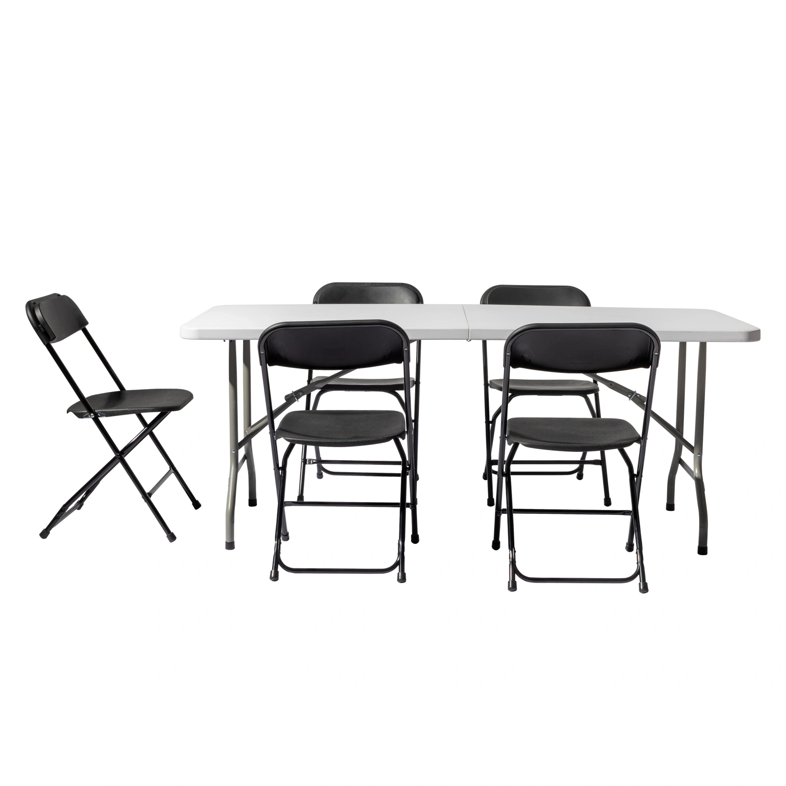 6' Folding Table Portable Plastic Indoor Outdoor Picnic Party Dining Camping Tables view 44