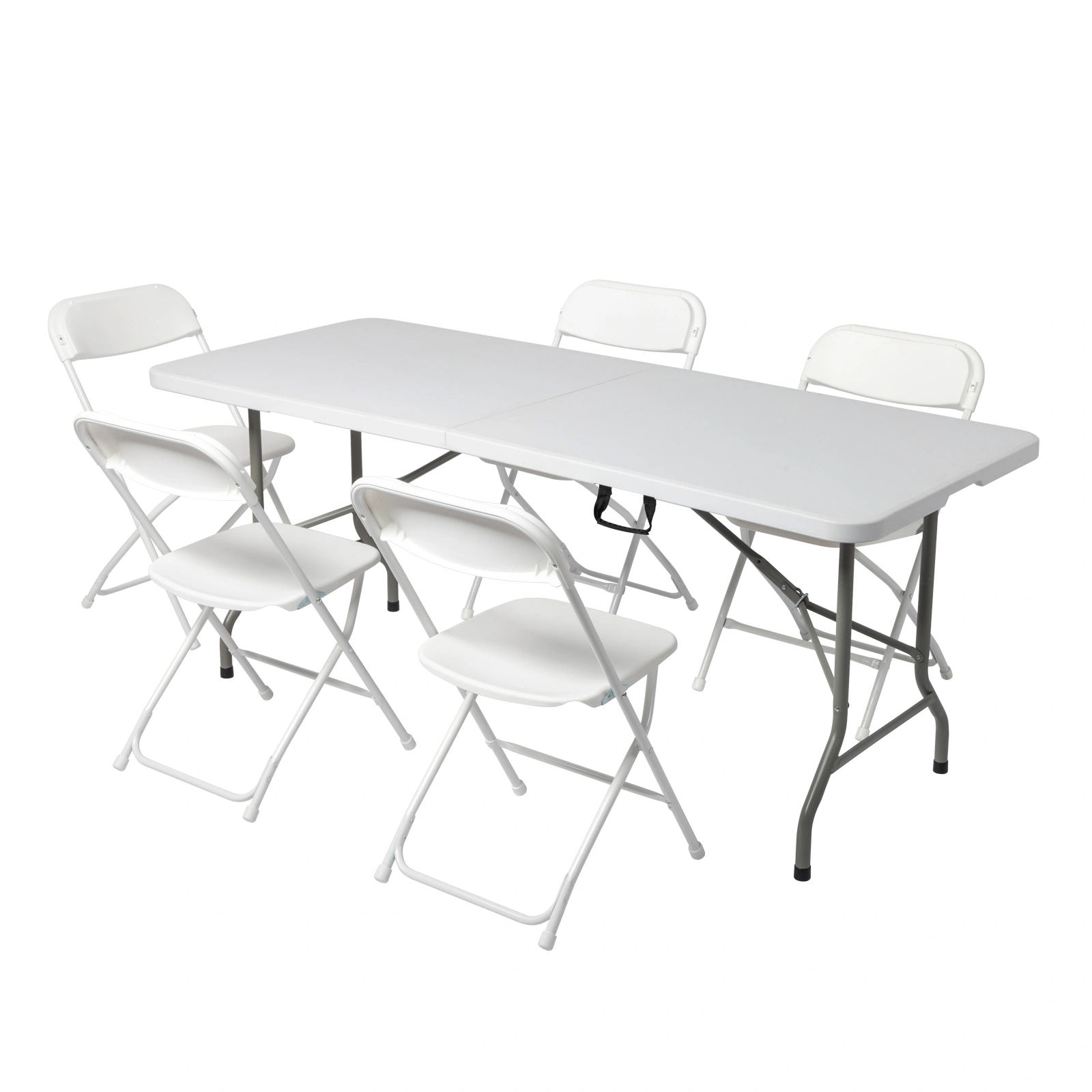 6' Folding Table Portable Plastic Indoor Outdoor Picnic Party Dining Camping Tables view 47