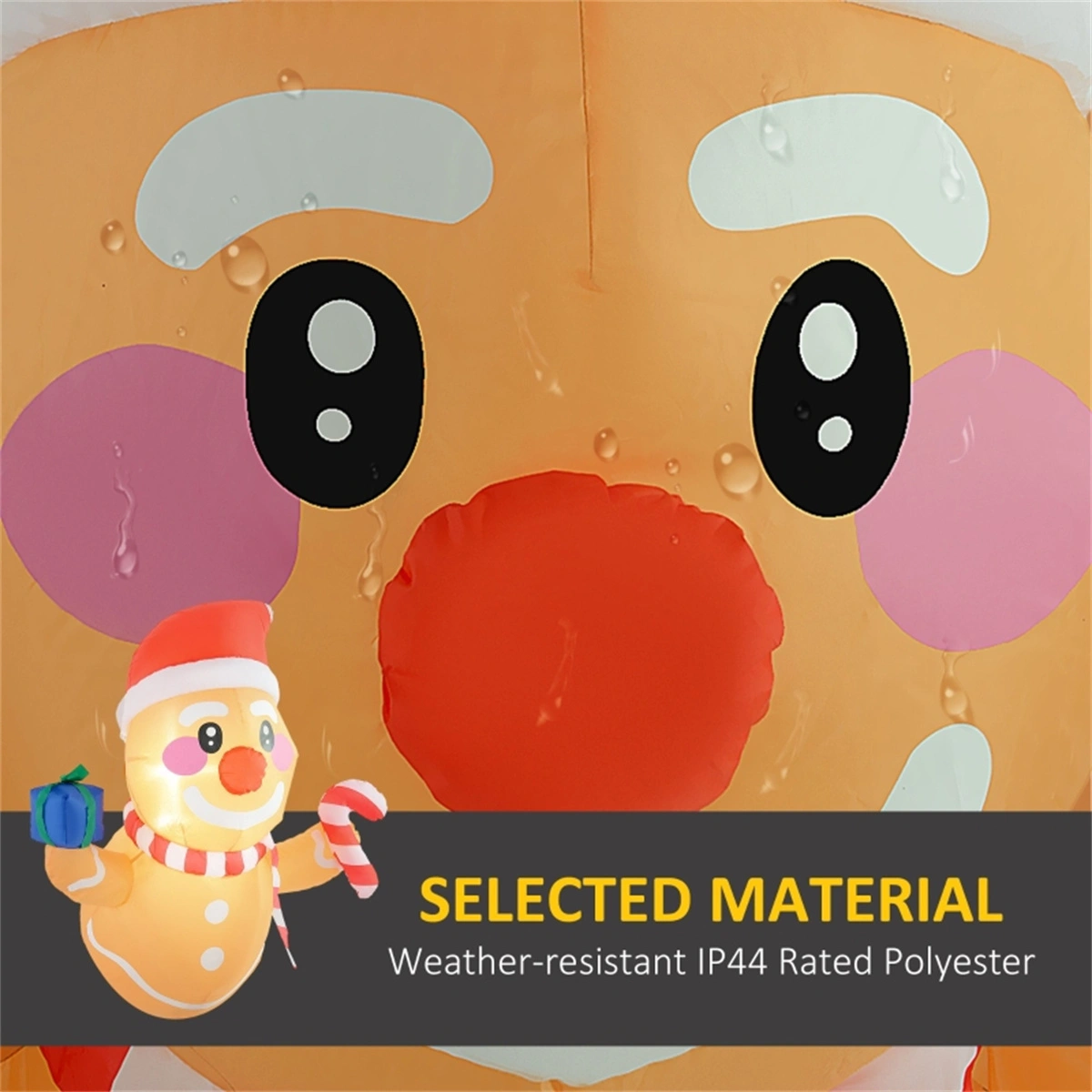 Christmas Snowman view 5
