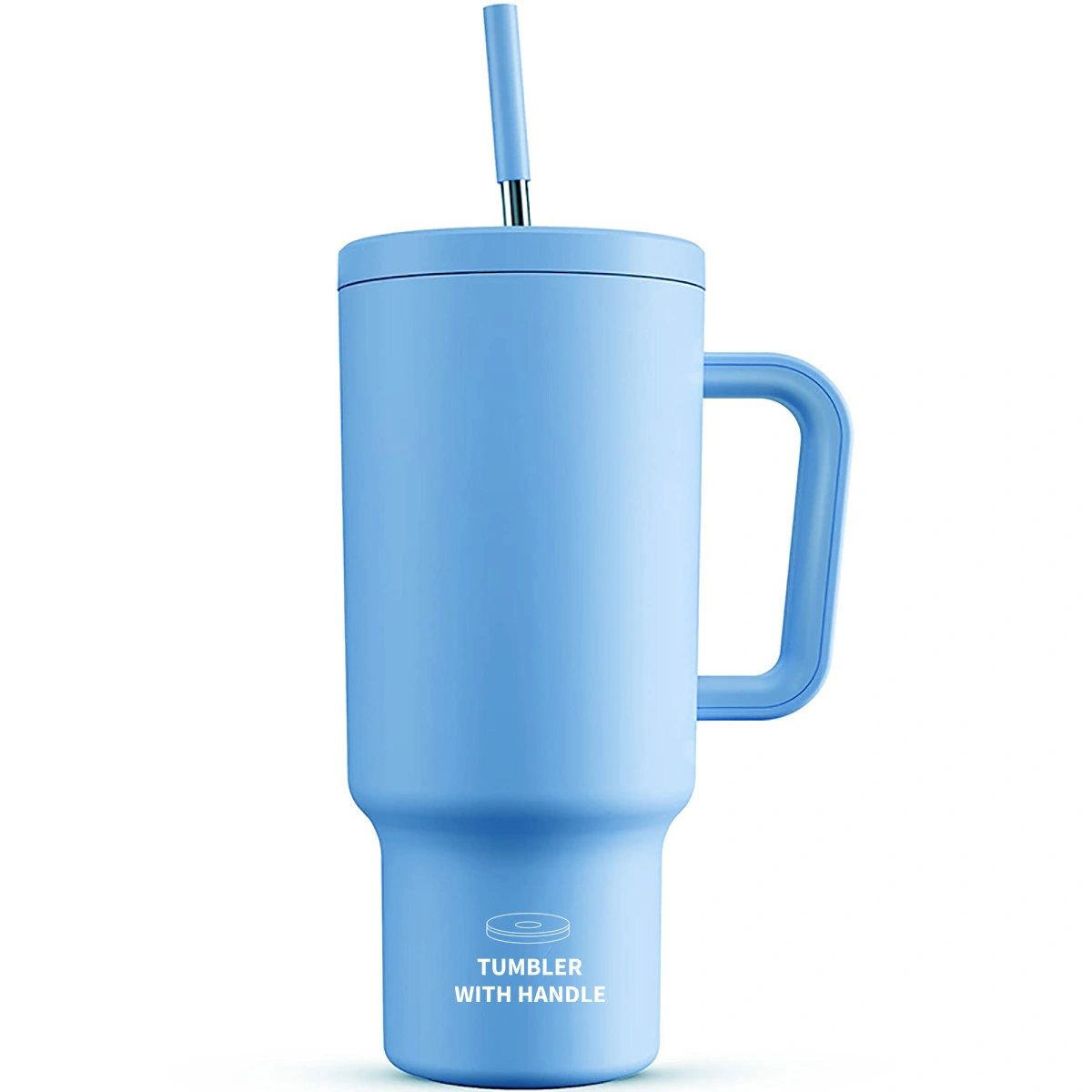 20oz Extra Large Travel Mug Double Wall Vacuum Insulated - Leak Proof Thermal Coffee Cup with Non Slip Grip, Keeps Hot Cold Drinks for Work, Outdoor, Camping, Road Trip, Travel Hiking