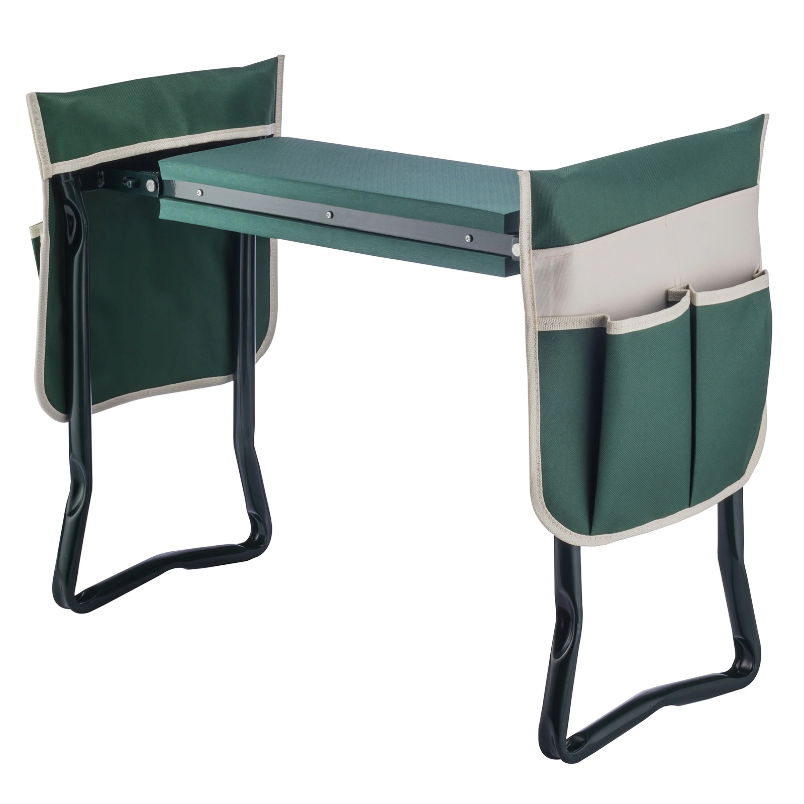 1 Pack Garden Kneeler Stool with 2 Tool Bags & Gloves Outdoor Gardening