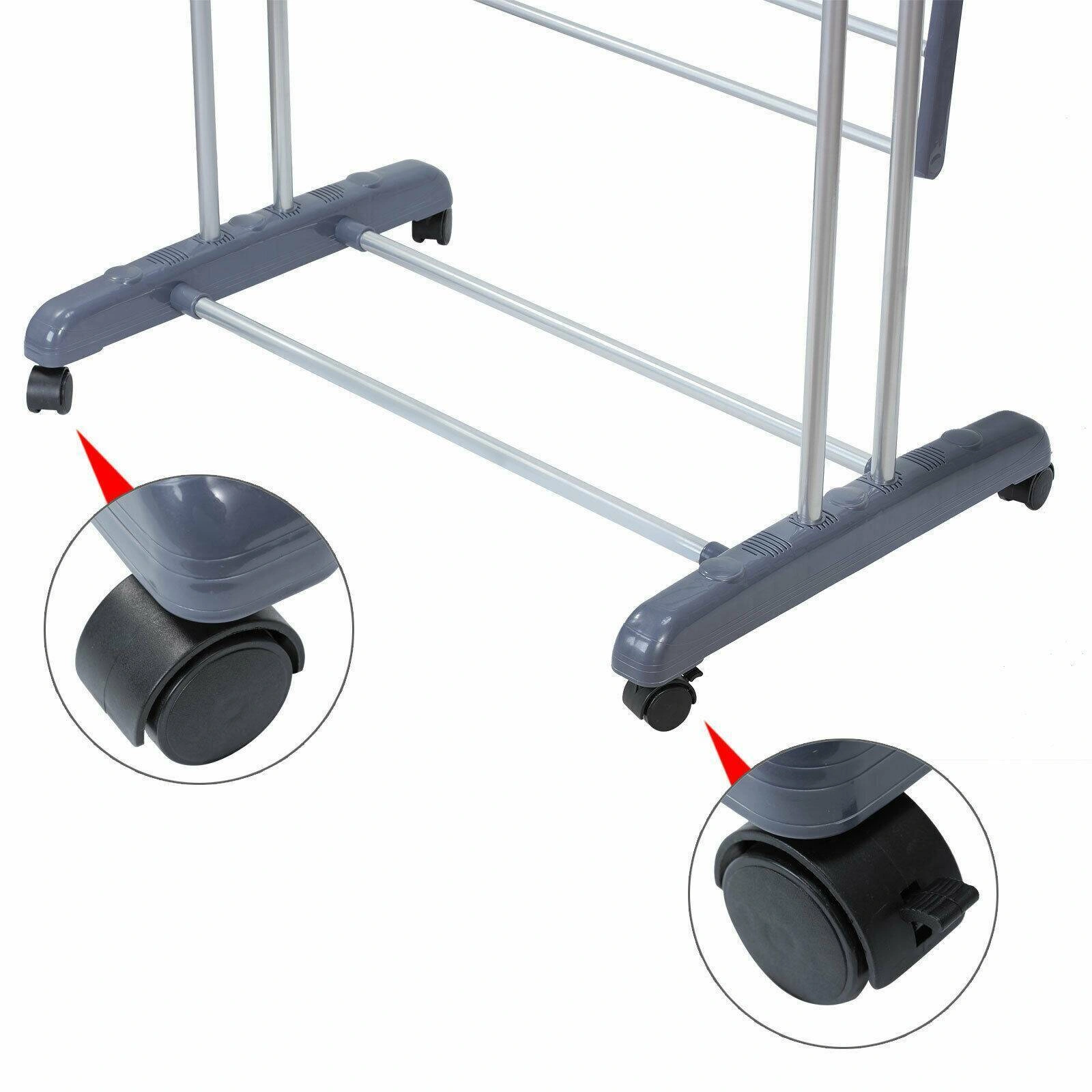 Extra Large Foldable 3 Tier Laundry Airer, Indoor Outdoor Clothes Drying Rack view 3