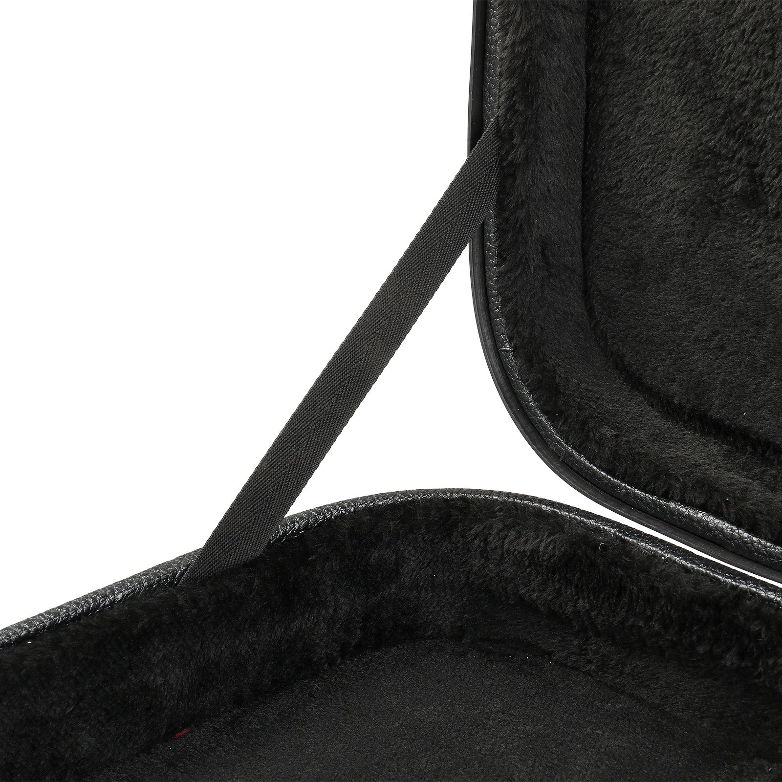 Electric Guitar Square Hard Case with Protective Sleeve Fits ST TL Burning fire 170 Style Electric Guitar Blac view 16