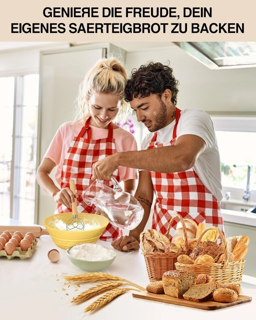 2PCS Silicone Sourdough Banneton Set Oval Round 32oz Proofing Basket for Starter view 3