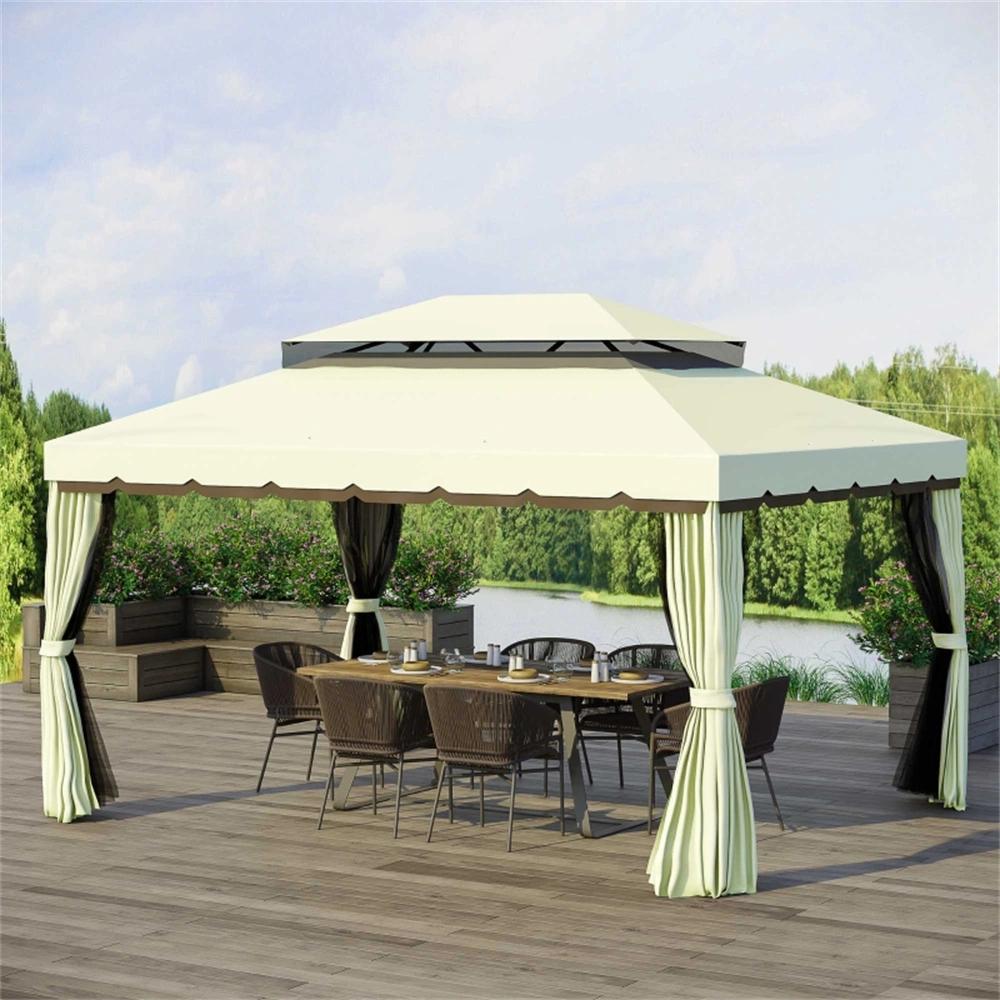 Heavy-Duty Outdoor Gazebo Canopy Tent, Waterproof Party Shelter view 3