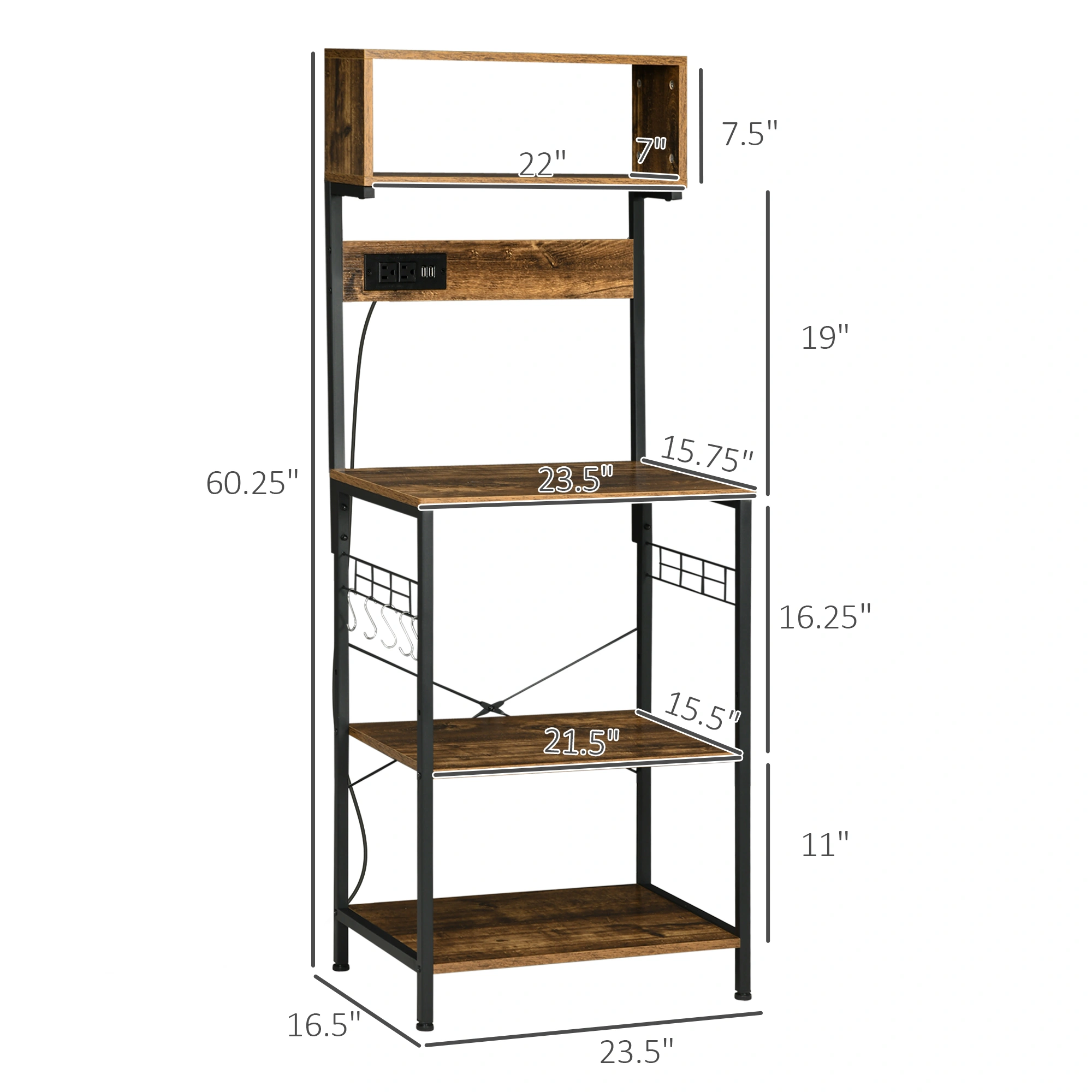 Heavy Duty Metal Storage Rack, Multi-Tier Shelving Unit, Industrial Garage Organization Shelf, Heavy-Duty Steel Display Rack view 2