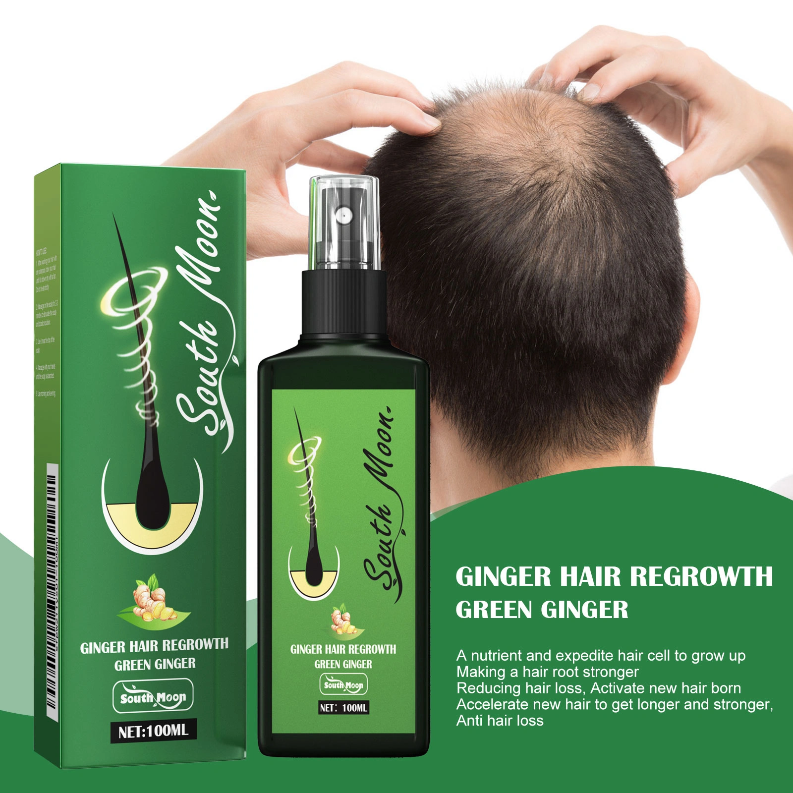 Hair Growth Fluid Serum Boosts Thickness Stimulates Follicles for Men and Women view 3