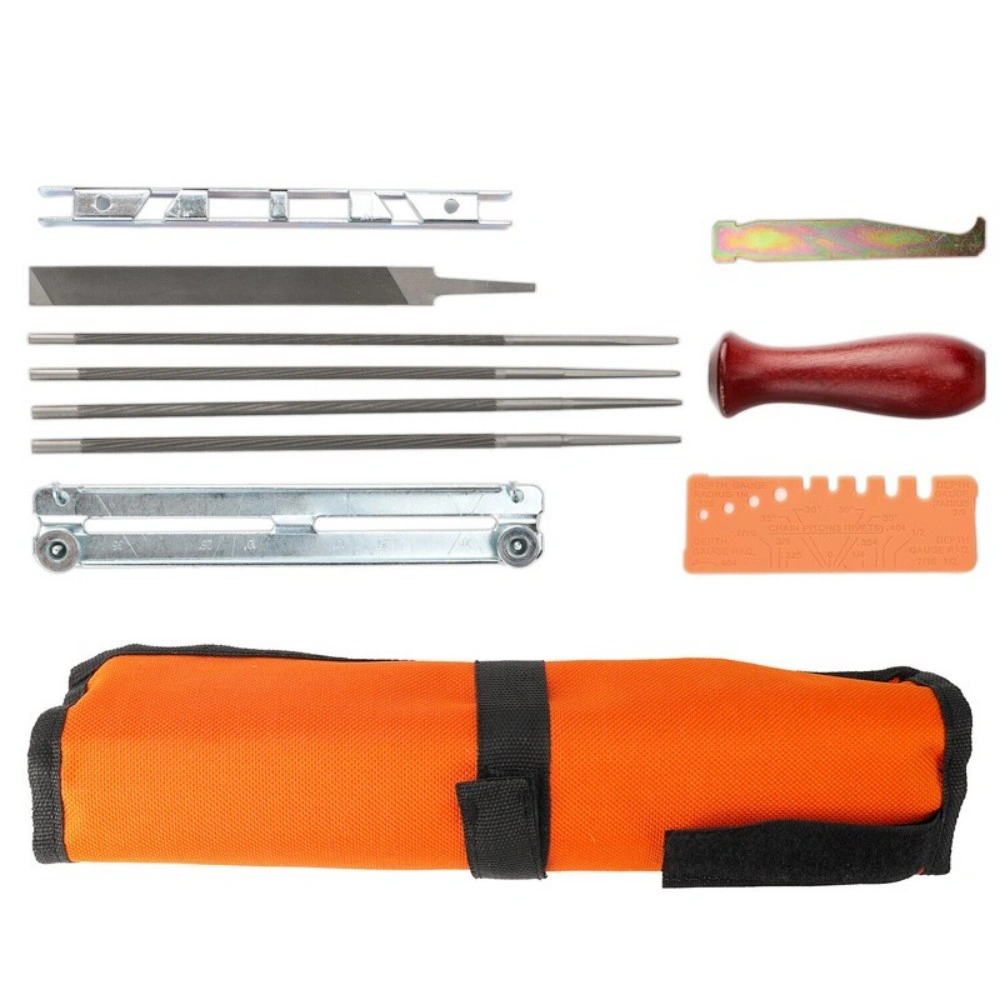 11PCS Chainsaw Sharpening File For Stihl Filing Chain Sharpen Saw Files Tool Kit
