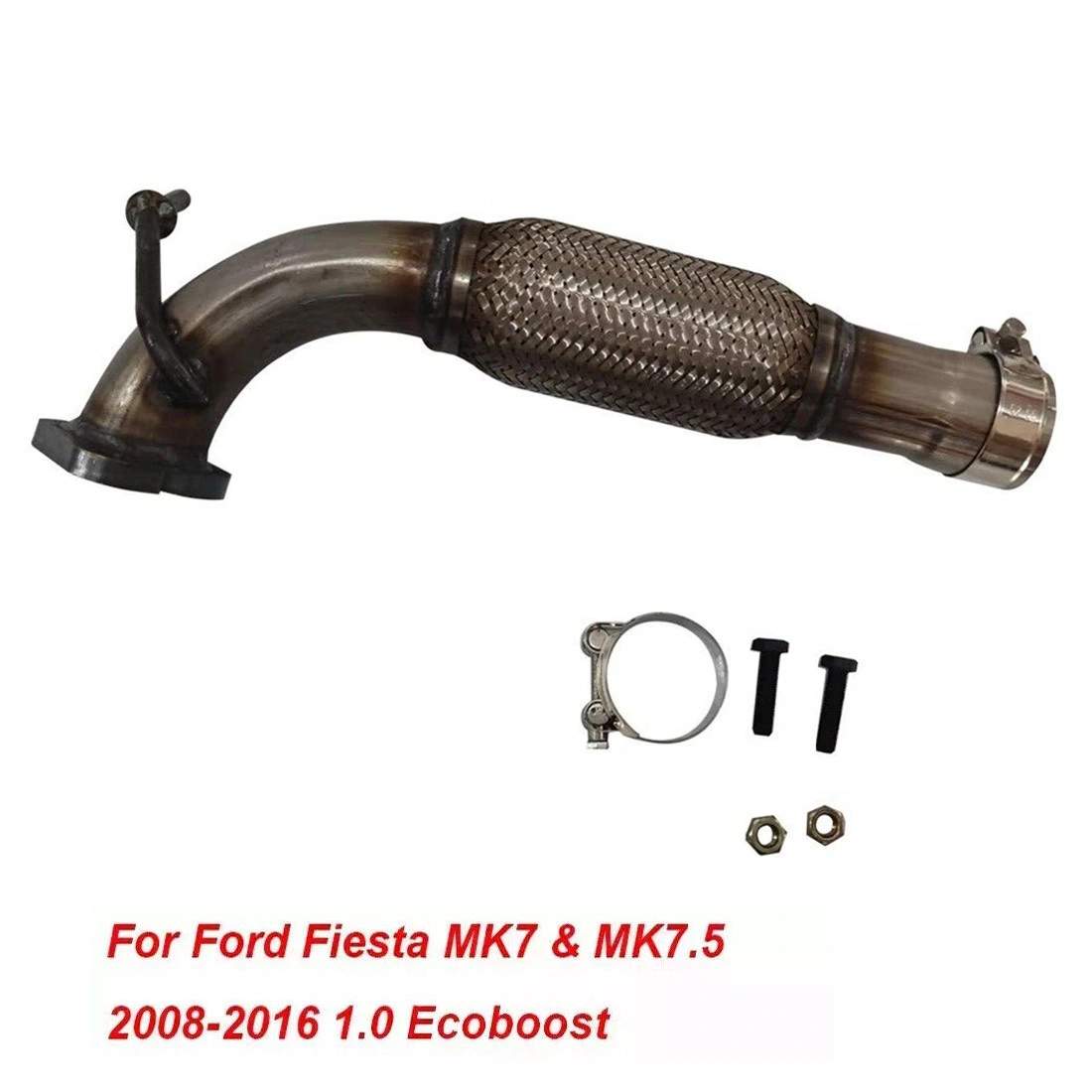 Exhaust Flex Pipe Replacement Kit for Ford Fiesta 2008-2016 1.0 Ecoboost MK7 MK7.5 view 5
