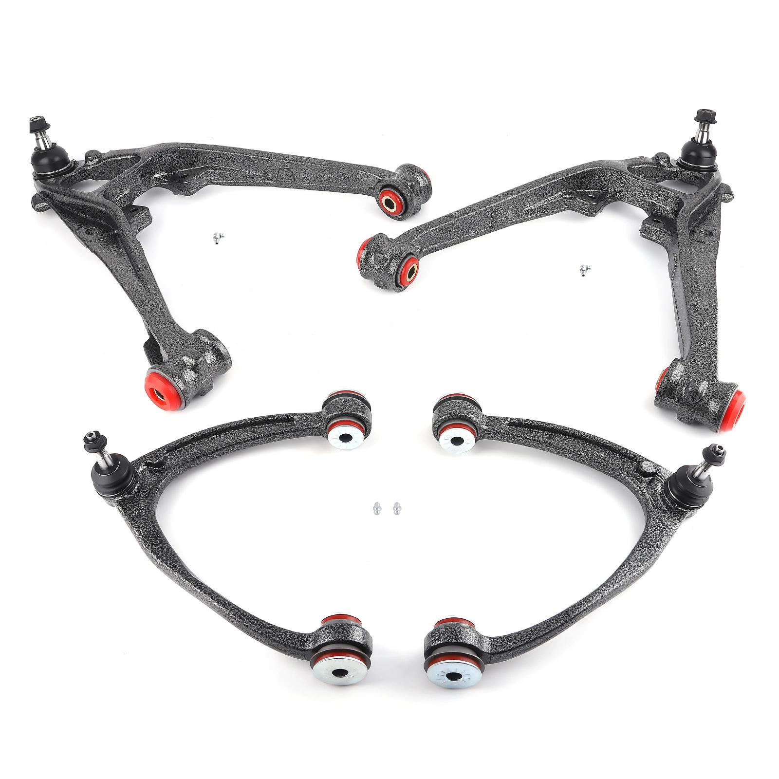 4pc Front Upper Lower Control Arms Kit FIT for Chevy Silverado GMC Sierra 1500 Yukon