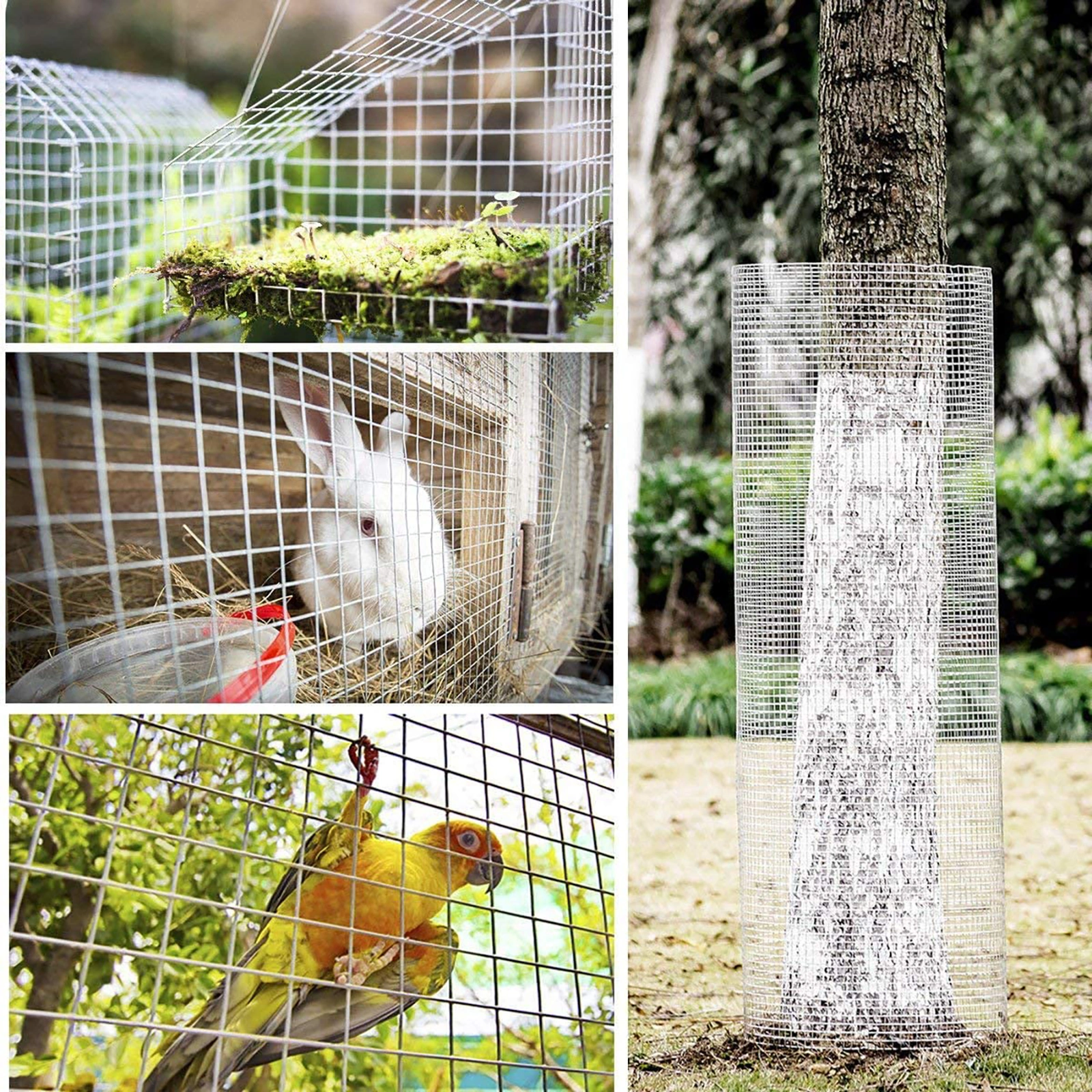 Hardware Cloth 1/2 inch 60in x 100ft 19 Gauge, Hot-dip Galvanized After Welding Chicken Wire Fence Roll Garden Plant Welded Metal Wire Fencing Roll, Rabbit Cages Snake Fence view 12