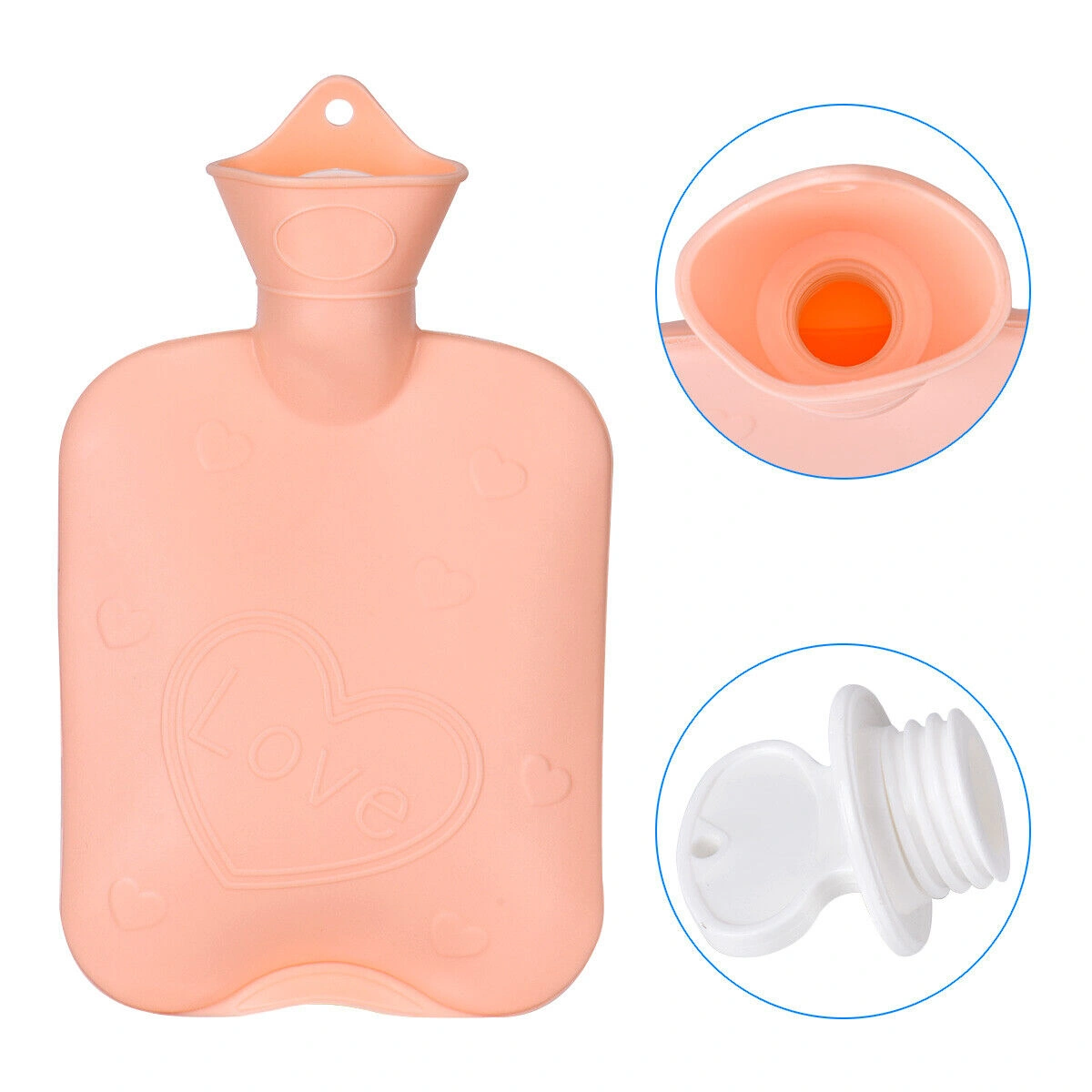 1000ml Hot Water Bottle Cover with Heat Pouch, Hip Warmer Bag, Waist Pouch view 3