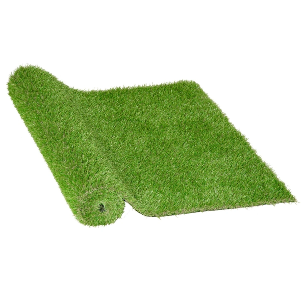 Artificial Grass Wall Panels 10x10ft Fake Greenery Outdoor Garden Privacy Screen PVC Faux Hedge Fence view 2