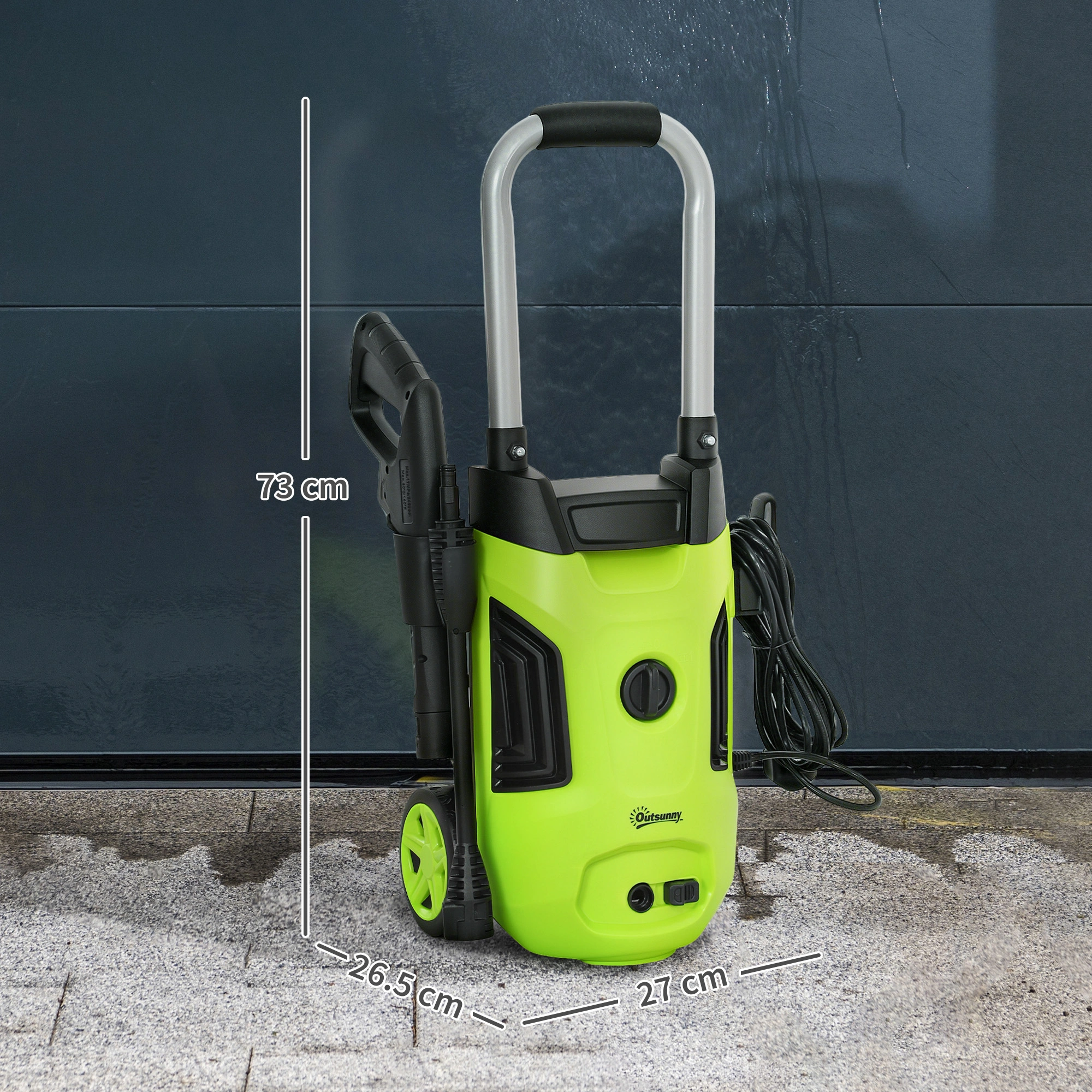 2000 PSI High Pressure Washer 1.2 GPM Electric Power Cleaner with 25ft Hose Foamer Nozzle for Cars Driveways Deck Patio view 3