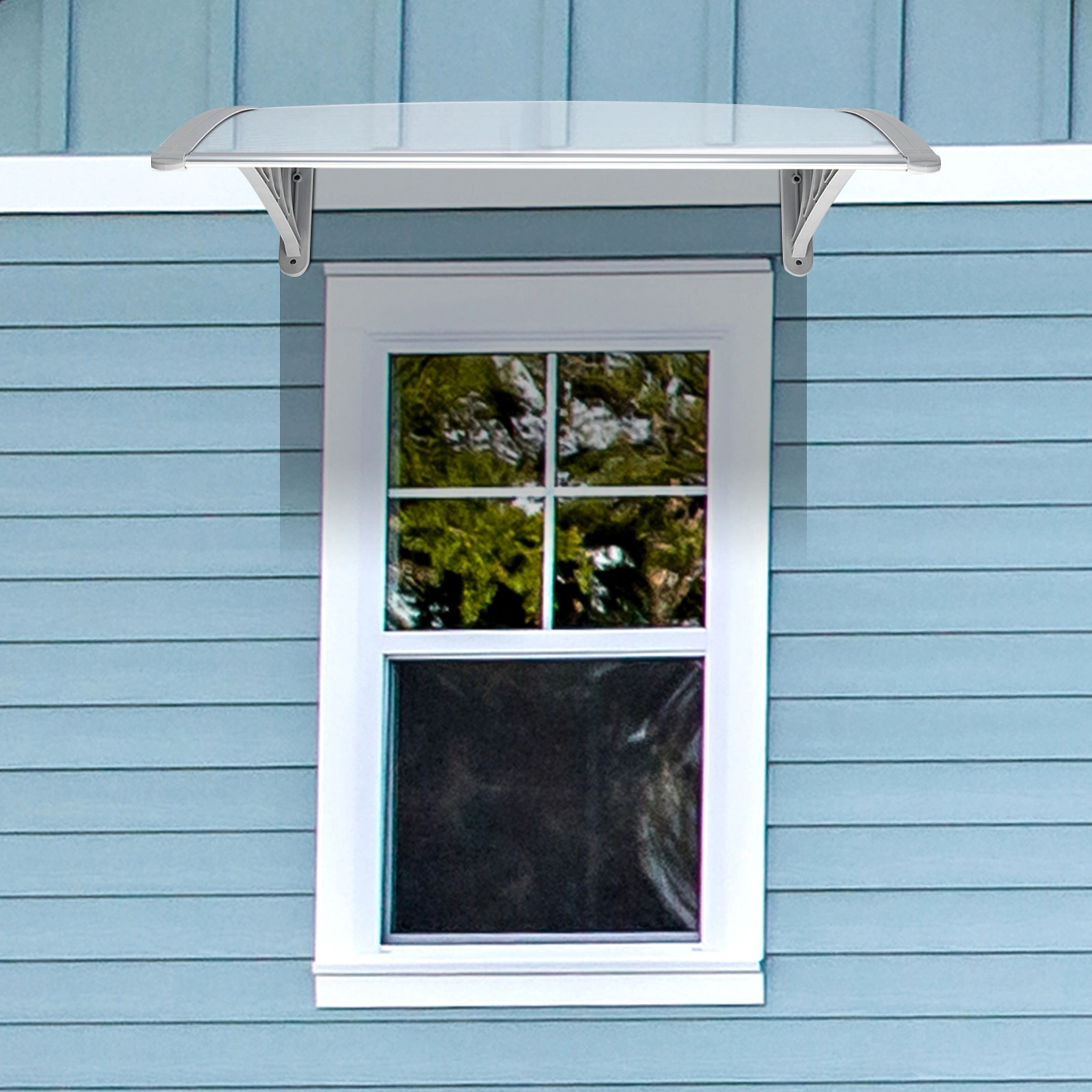 HT-100 x 96cm Household Application Door & Window Rain Cover Eaves Gray Holder view 37