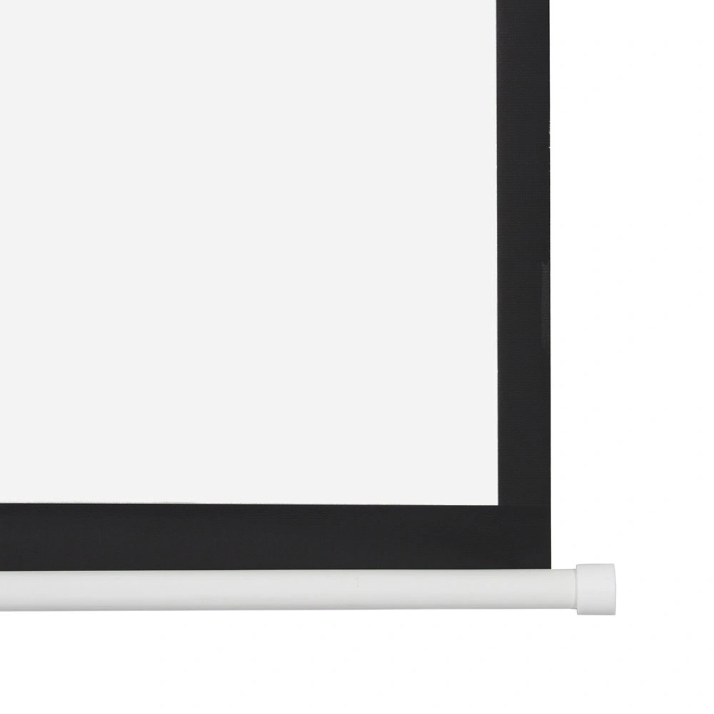 100" 4:3 80" x 60" Viewing Area Motorized Projector Screen with Remote Control Matte White view 7