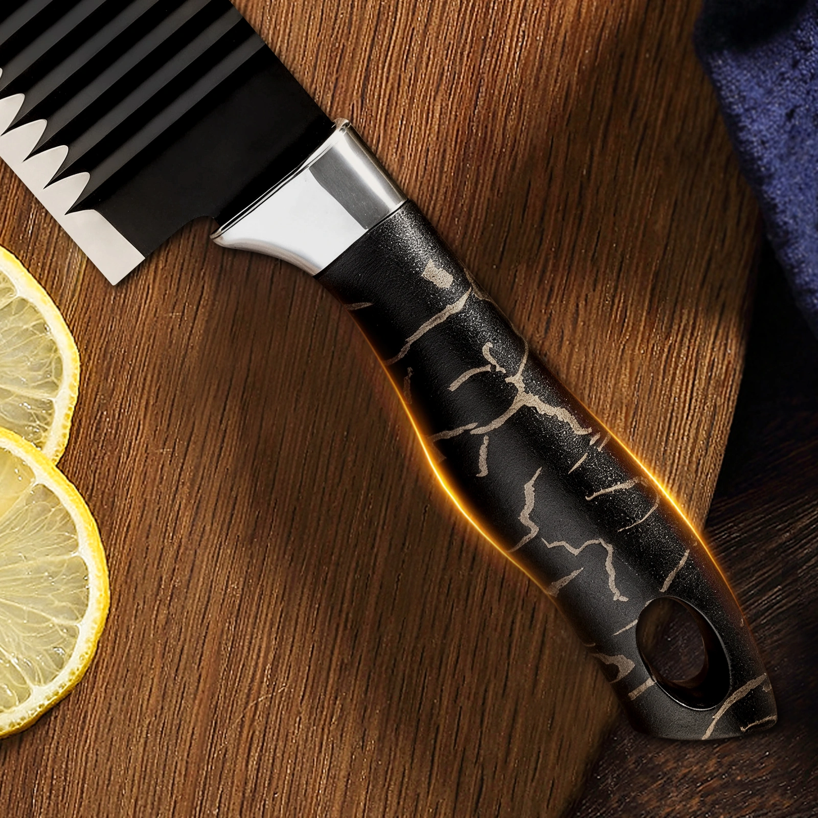 8-Piece Professional Kitchen Knife Set, Ultra-Sharp Knives with Ergonomic Handles view 4