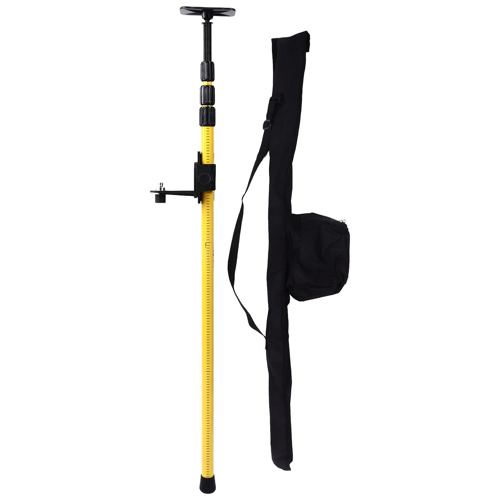 8m Telescoping Laser Leveling Pole Adjustable Mount for Rotary & Line Lasers view 2