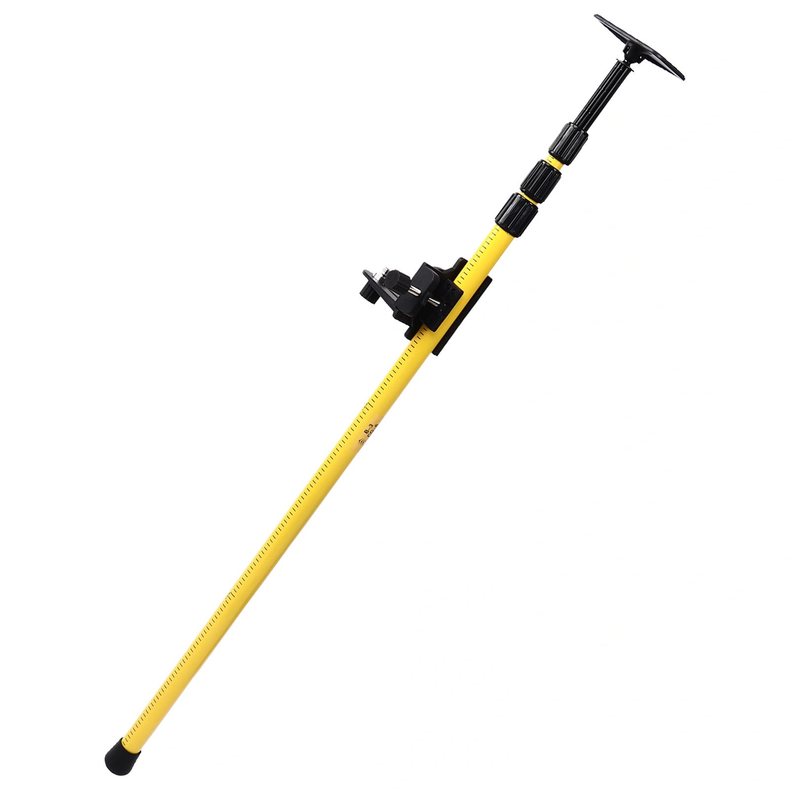 8m Telescoping Laser Leveling Pole Adjustable Mount for Rotary & Line Lasers view 4