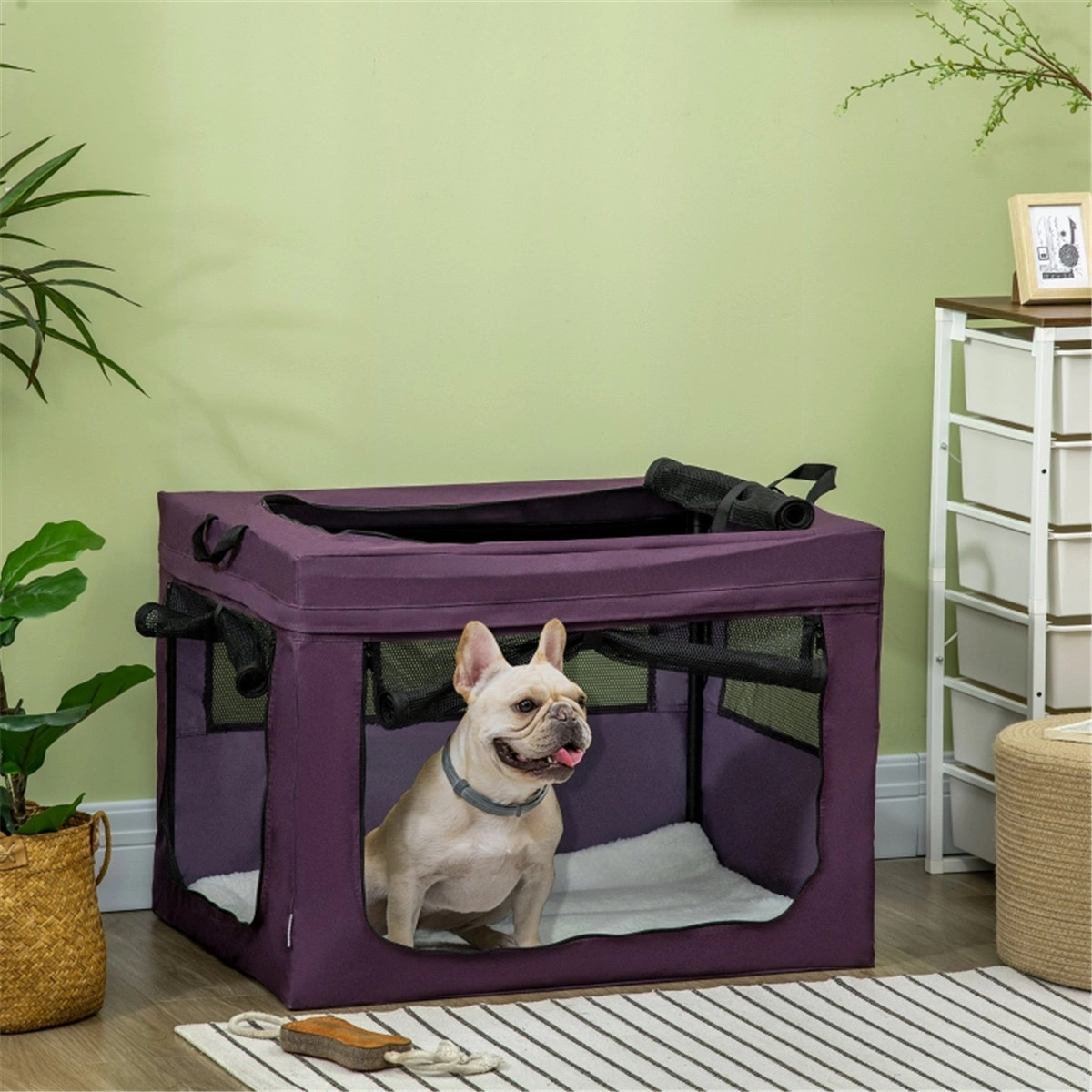 Pet Carrier Backpack for Small Dogs & Cats, Portable Airline Approved Travel Bag with Ventilation, Soft Sided Pet Tote for Indoor Outdoor Use