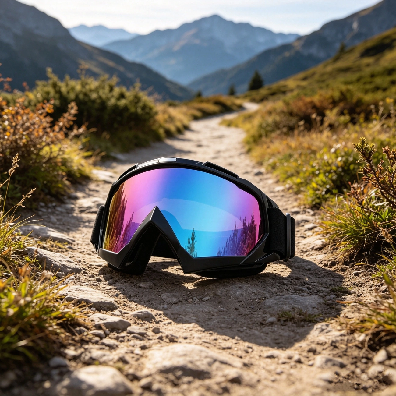 Windproof Anti-Scratch Dustproof Motorcycle Riding Goggles Ski Goggles Colorful Lens view 10
