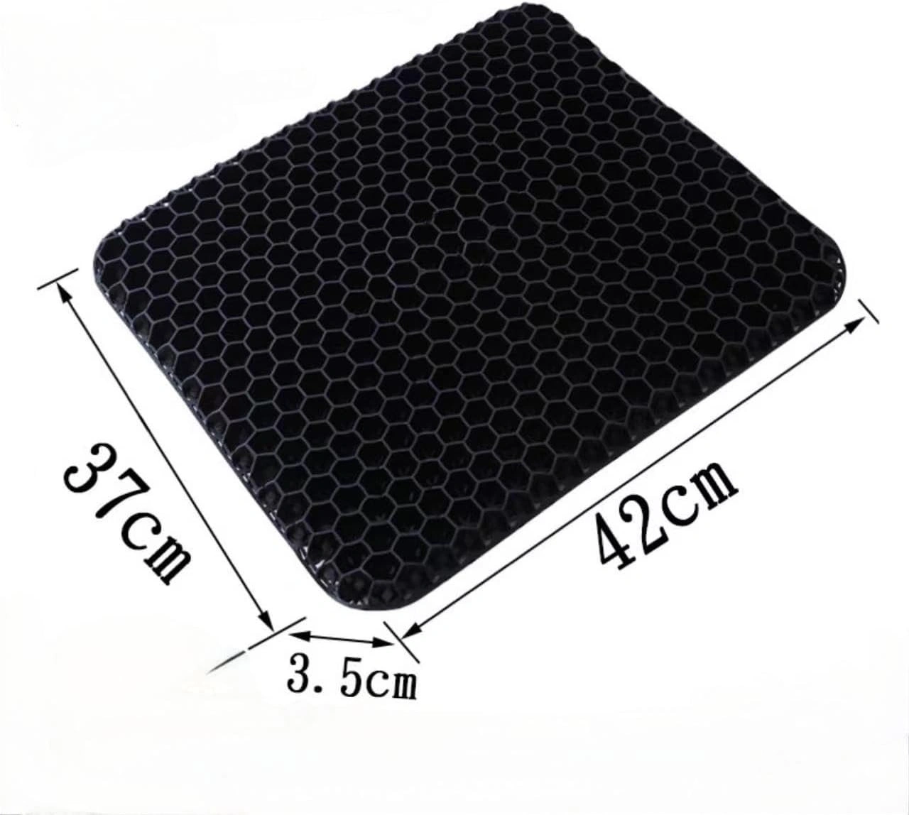 Cooling Honeycomb Gel Seat Cushion - Breathable Egg Chair Pad, Thick Foam Ergonomic Sitting Mat for Home Office view 3