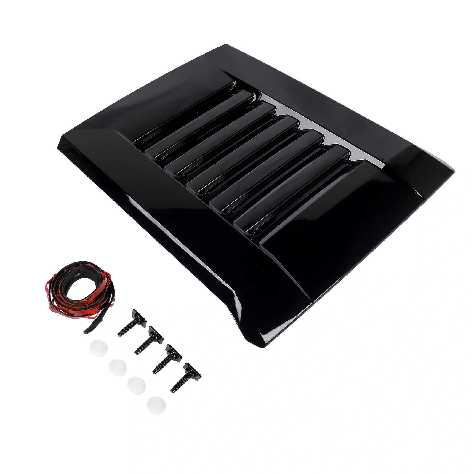 Gloss Black Hood Scoop Bulge Replacement for Toyota Tacoma 2024-2025 | OEM 76181-AK900 view 2