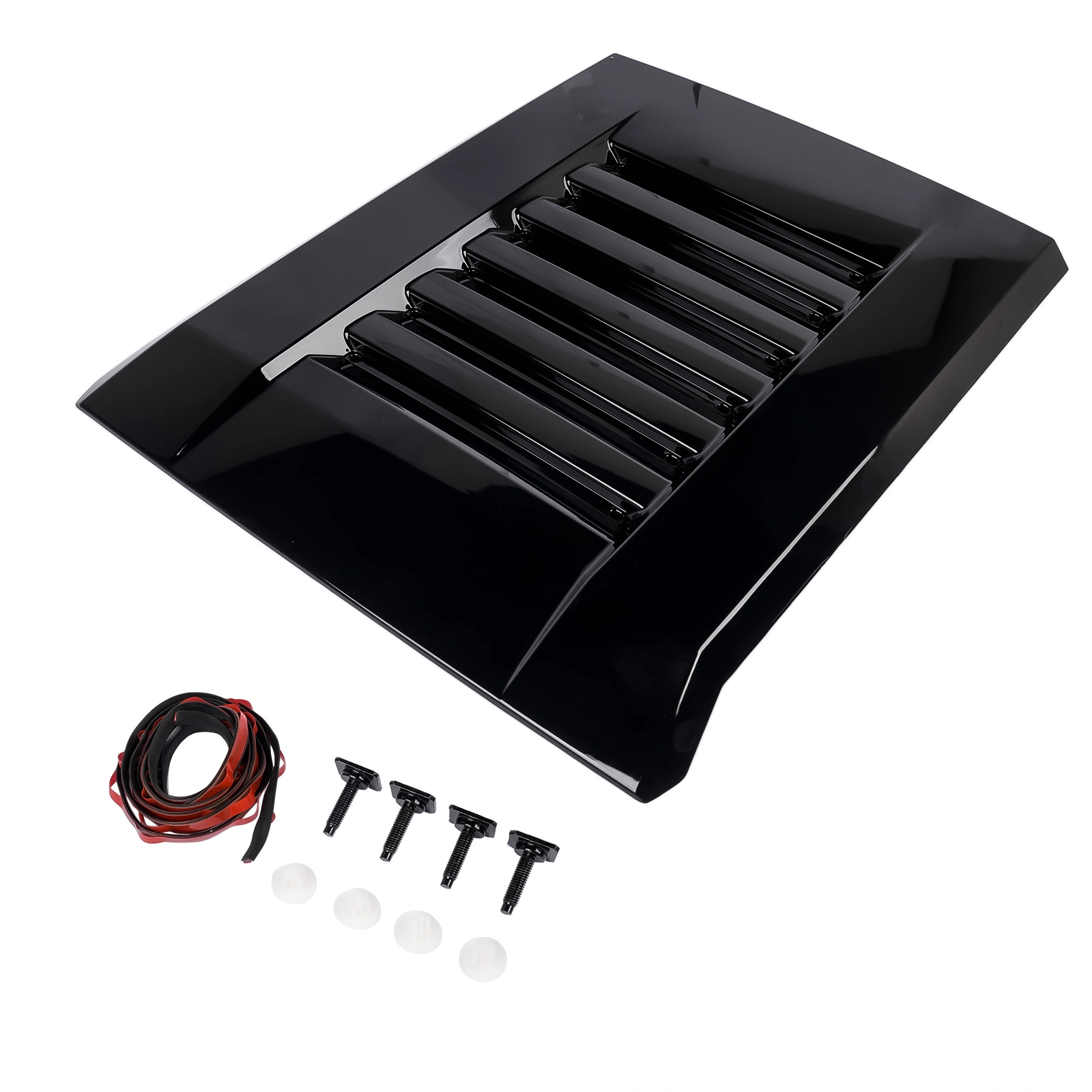 Gloss Black Hood Scoop Bulge Replacement for Toyota Tacoma 2024-2025 | OEM 76181-AK900 view 4