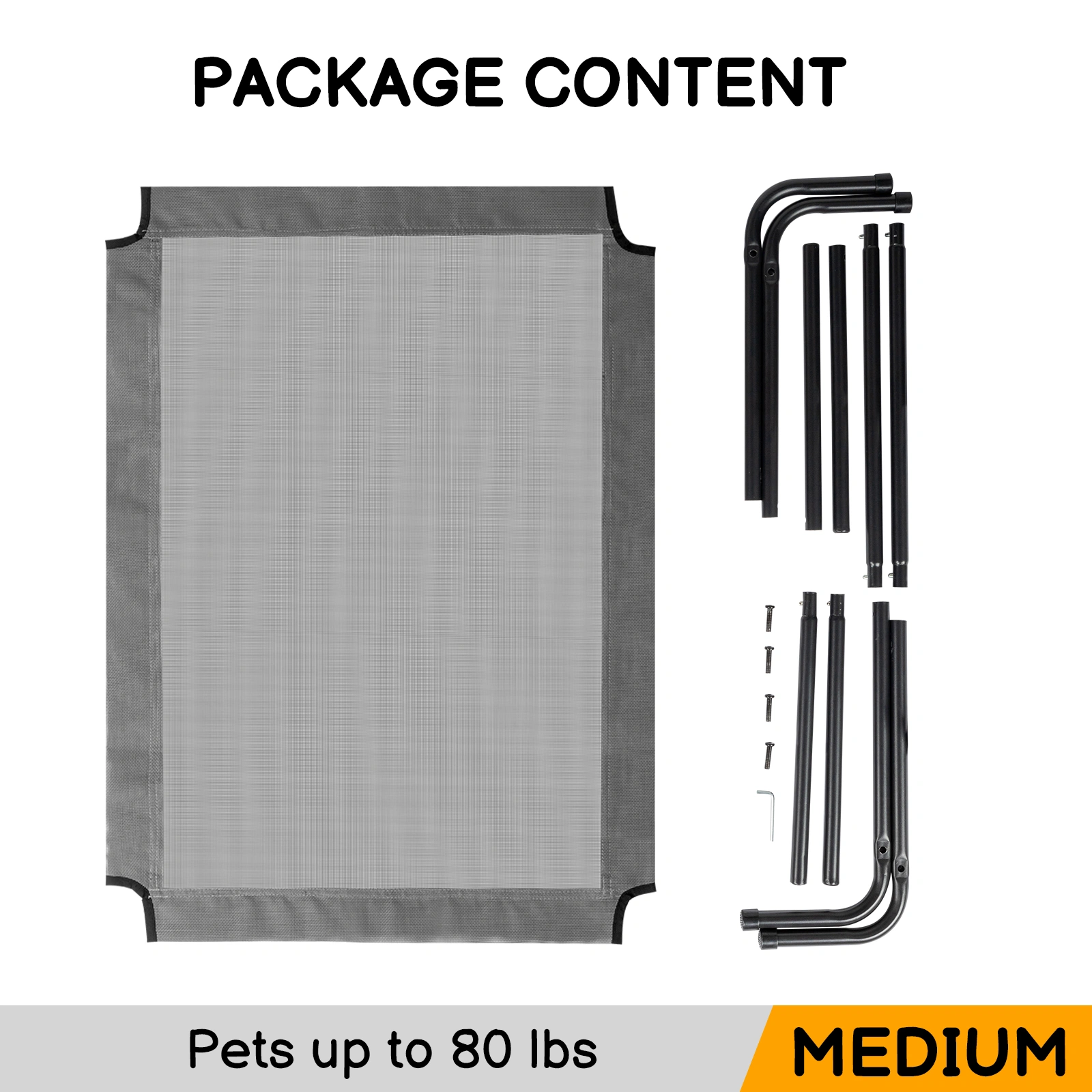 50"D x 31"W x 8"H Dog Bed view 20