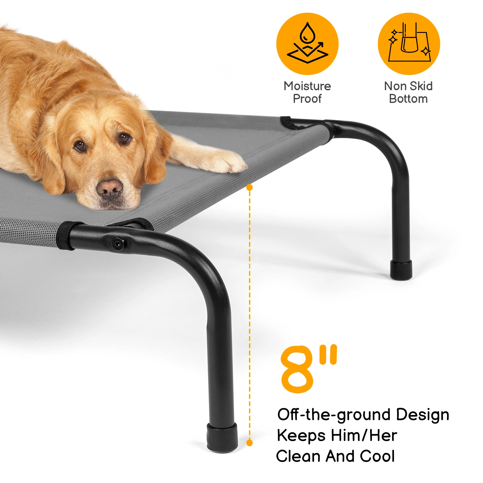 50"D x 31"W x 8"H Dog Bed view 21