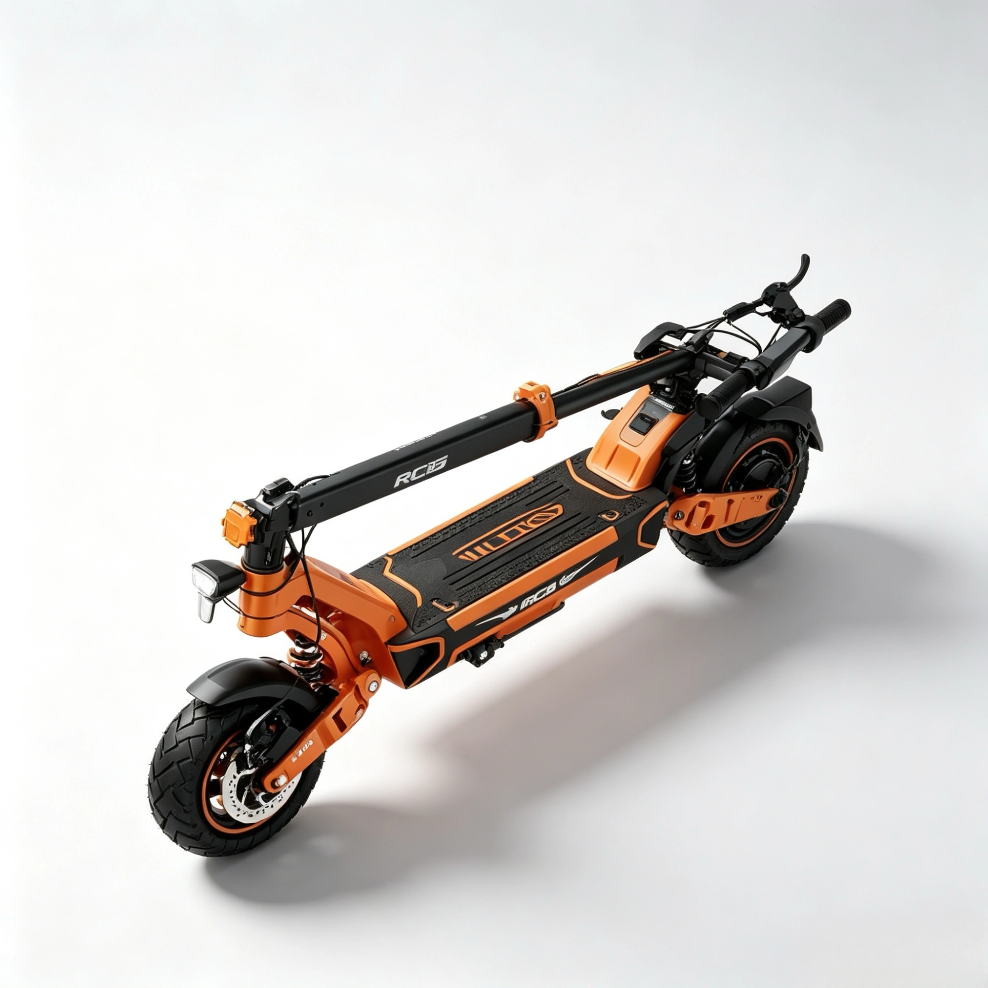 RCB D7 Foldable Electric Scooter 500W Motor 20.8Ah Battery 25KM/H Top Speed 10 Inch Vacuum Tyres Dual Disc Brakes Commuter E Scooter view 3