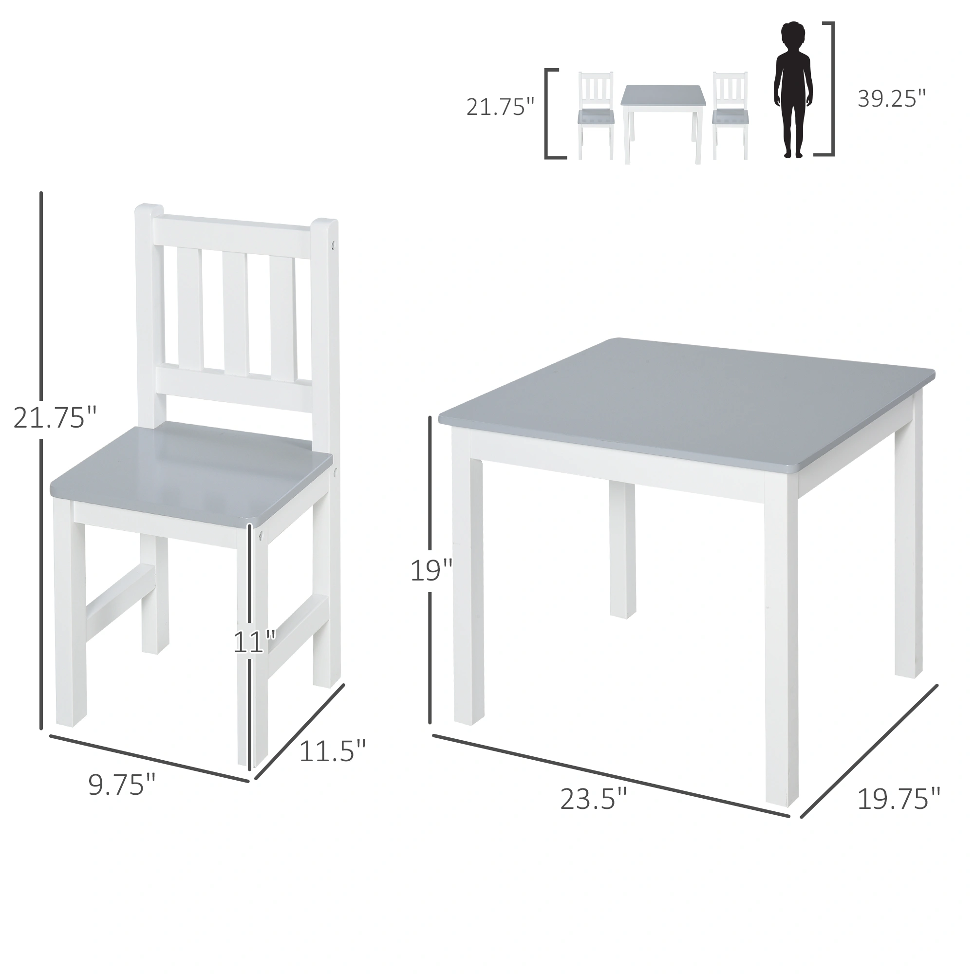 Kids Desk and Chair Set view 2